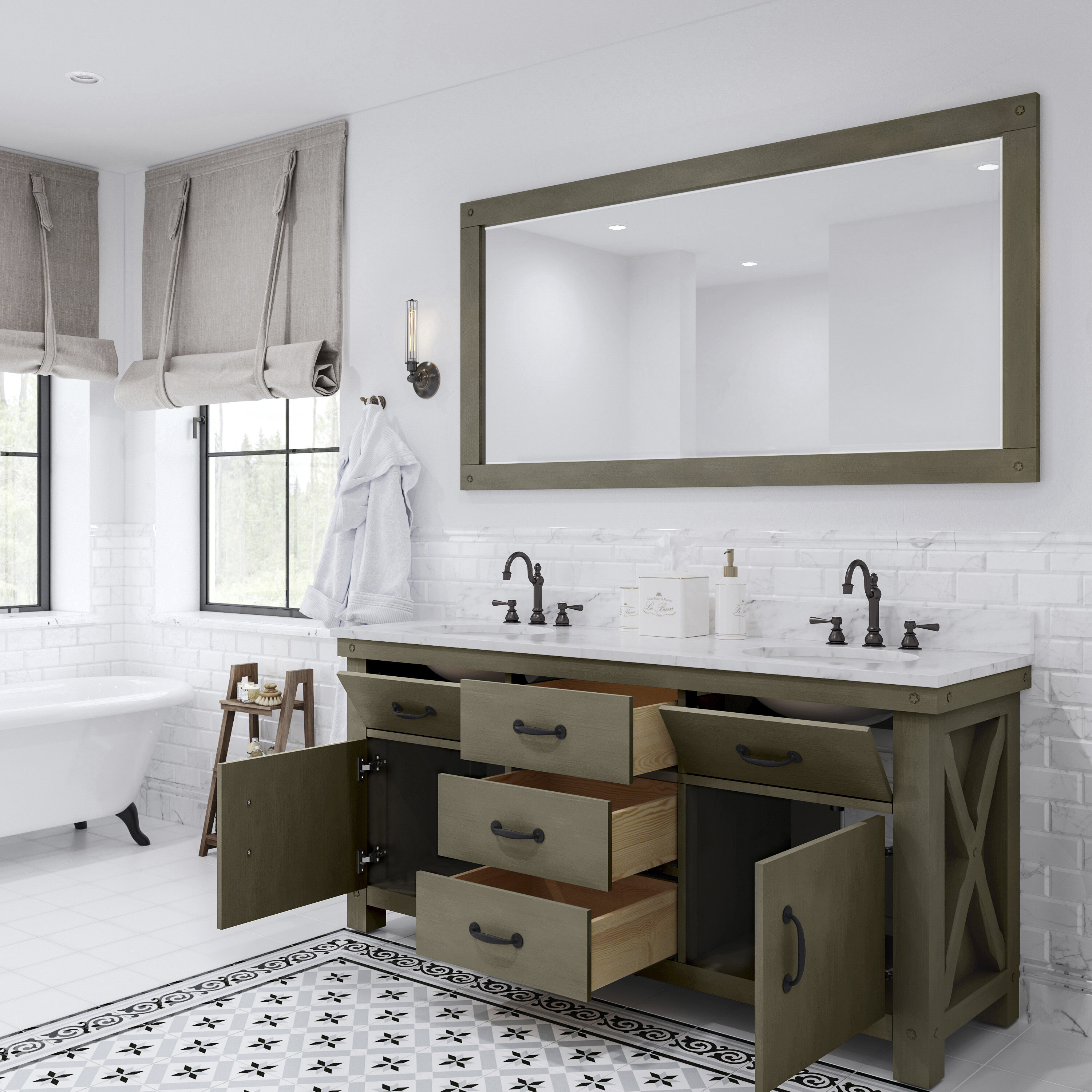 Water Creation VAB072CWGG01 Bath-Vanity-Combo - View #4