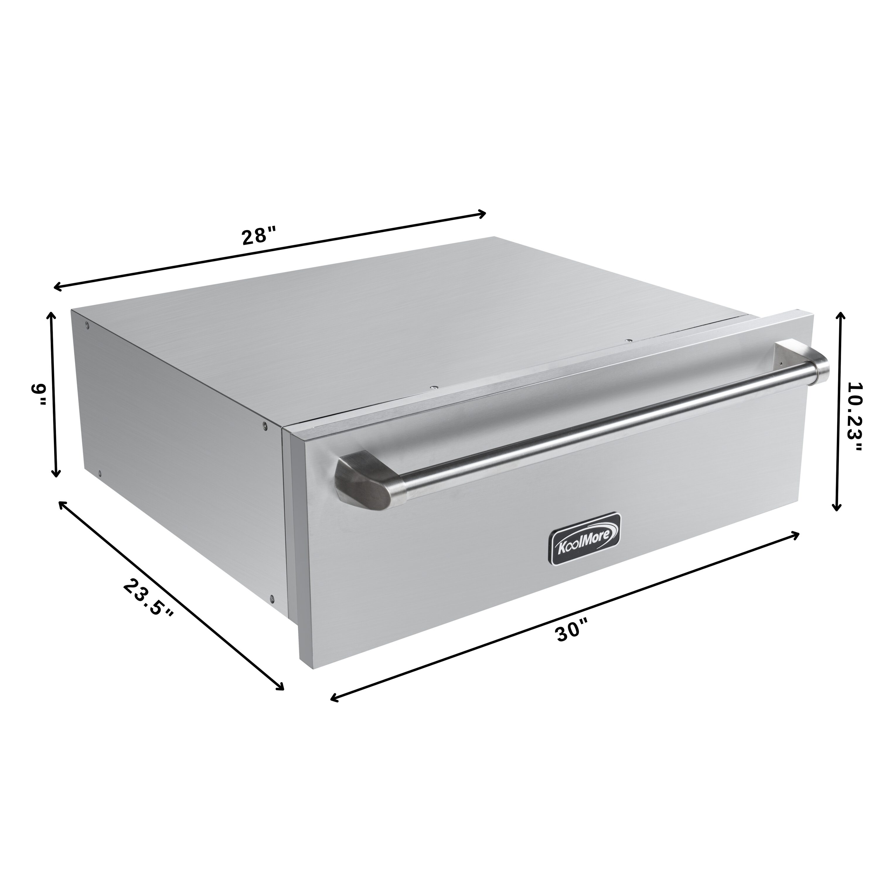 KoolMore LOW-KM-RWD-30SS Warming-Drawer - View #4