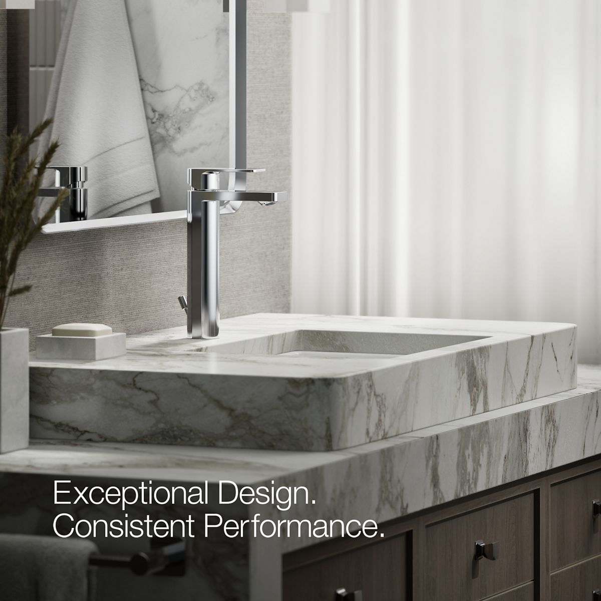 KOHLER K-23475-4K-CP Lavatory-Faucets - View #3