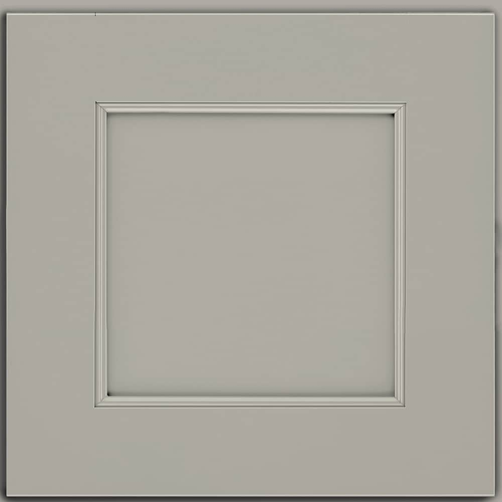 KraftMaid Bagley 14.625-in W x 14.625-in H Pebble Grey Painted Kitchen ...