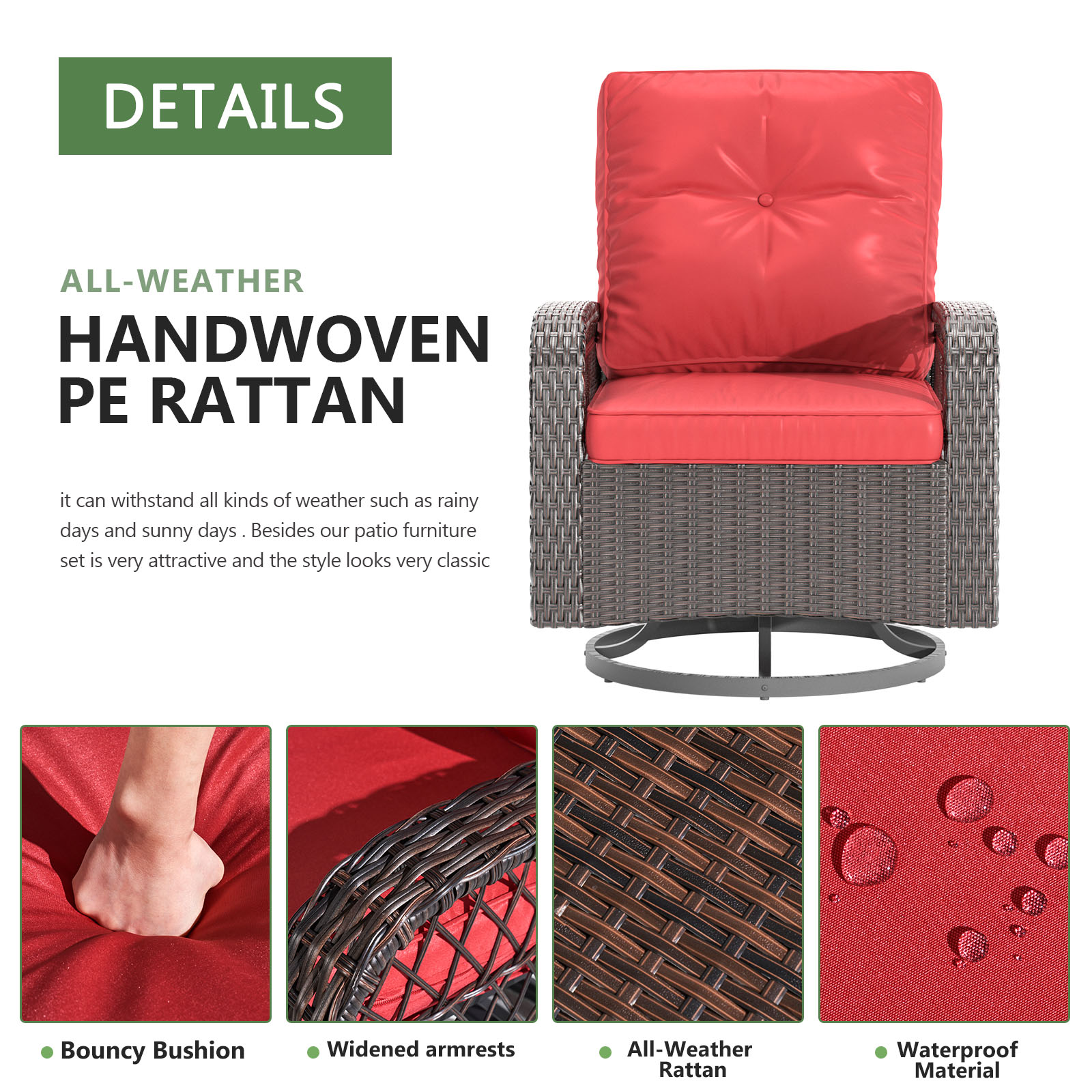 Bapipro BP3910R06 Patio-Conversation-Sets - View #3