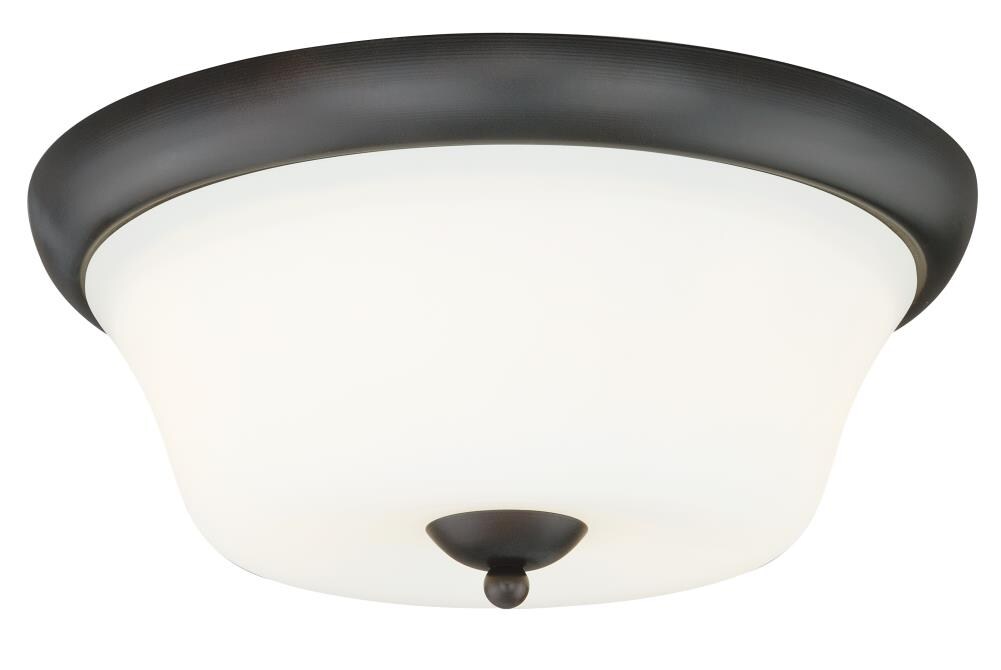 Cascadia C0064 Poirot 2-Light 14.5-in New Bronze Flush Mount Light