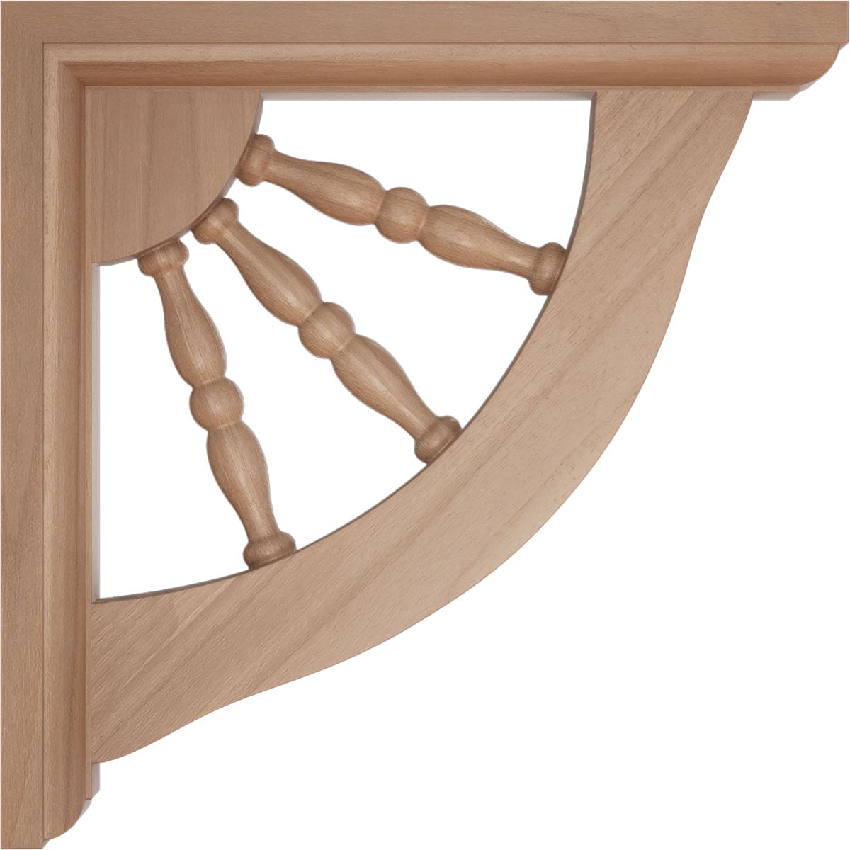 Ekena Millwork BKT01X07X07ADCH Exterior-Brackets-Braces - View #3