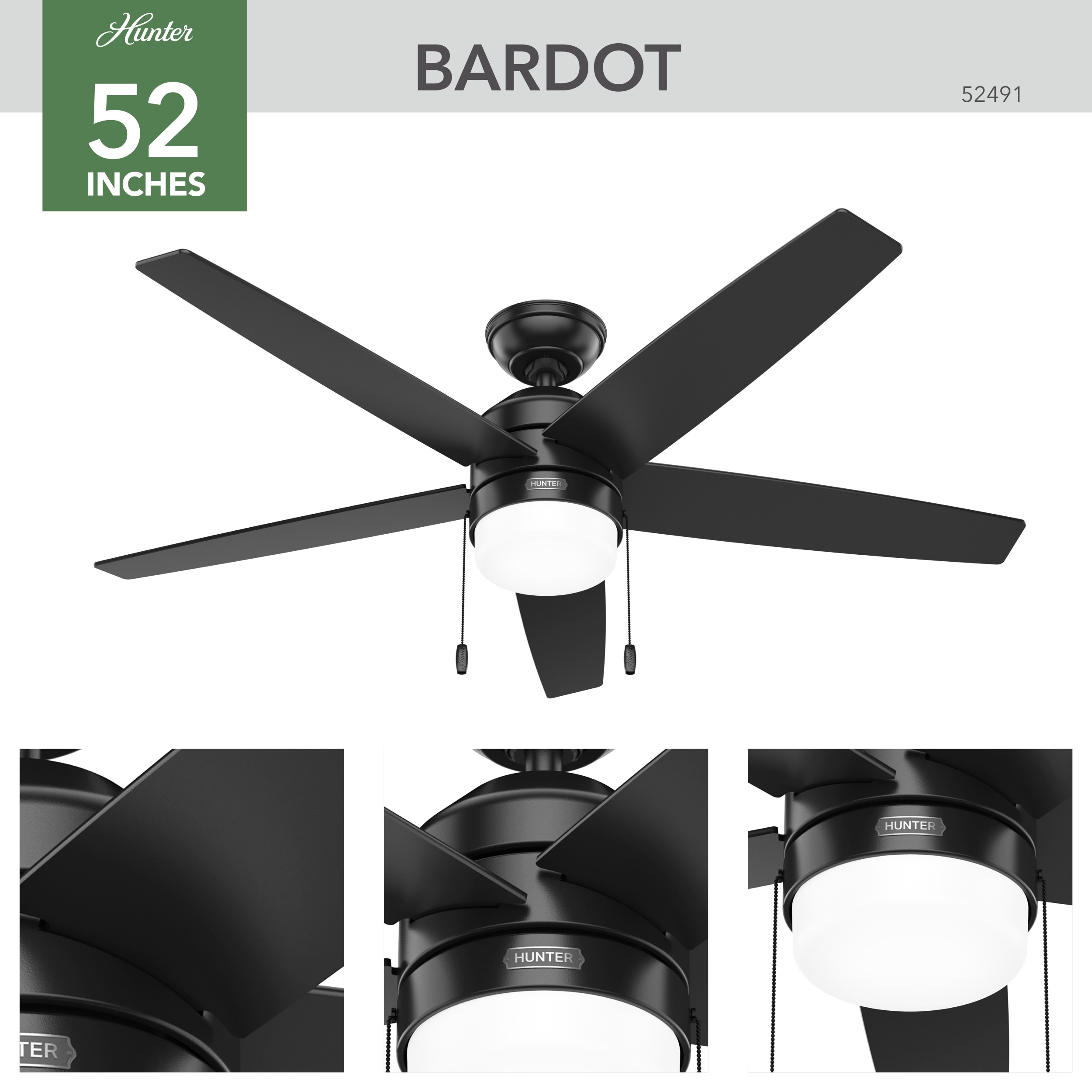 Hunter 52491 Ceiling-Fans - View #2