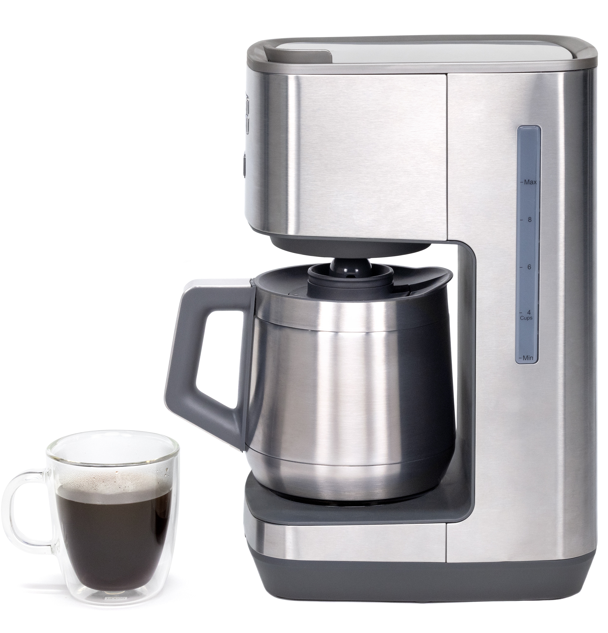 G7CDABSSTSS by GE Appliances - GE 10 Cup Drip Coffee Maker with Single Serve
