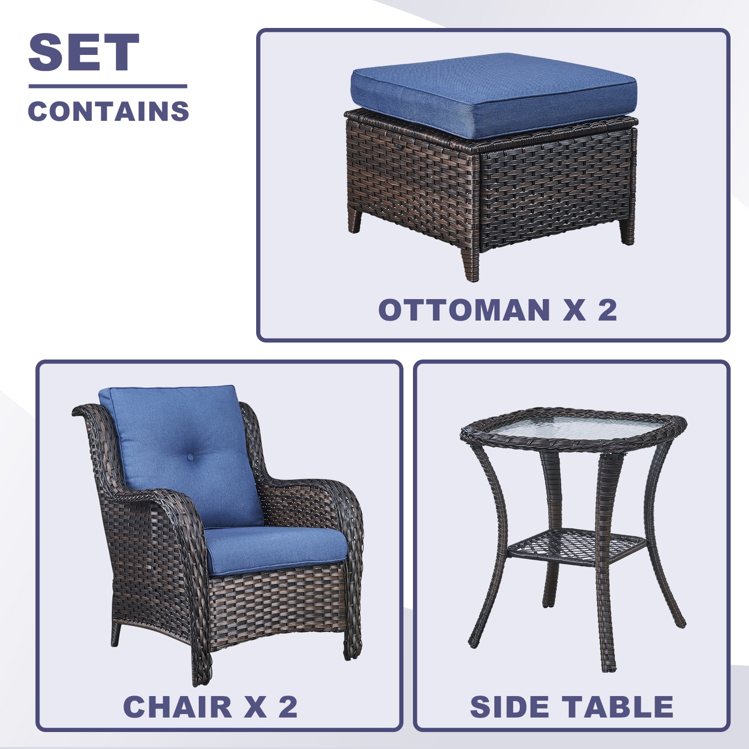 Rilyson FS006025014-1 Patio-Conversation-Sets - View #3