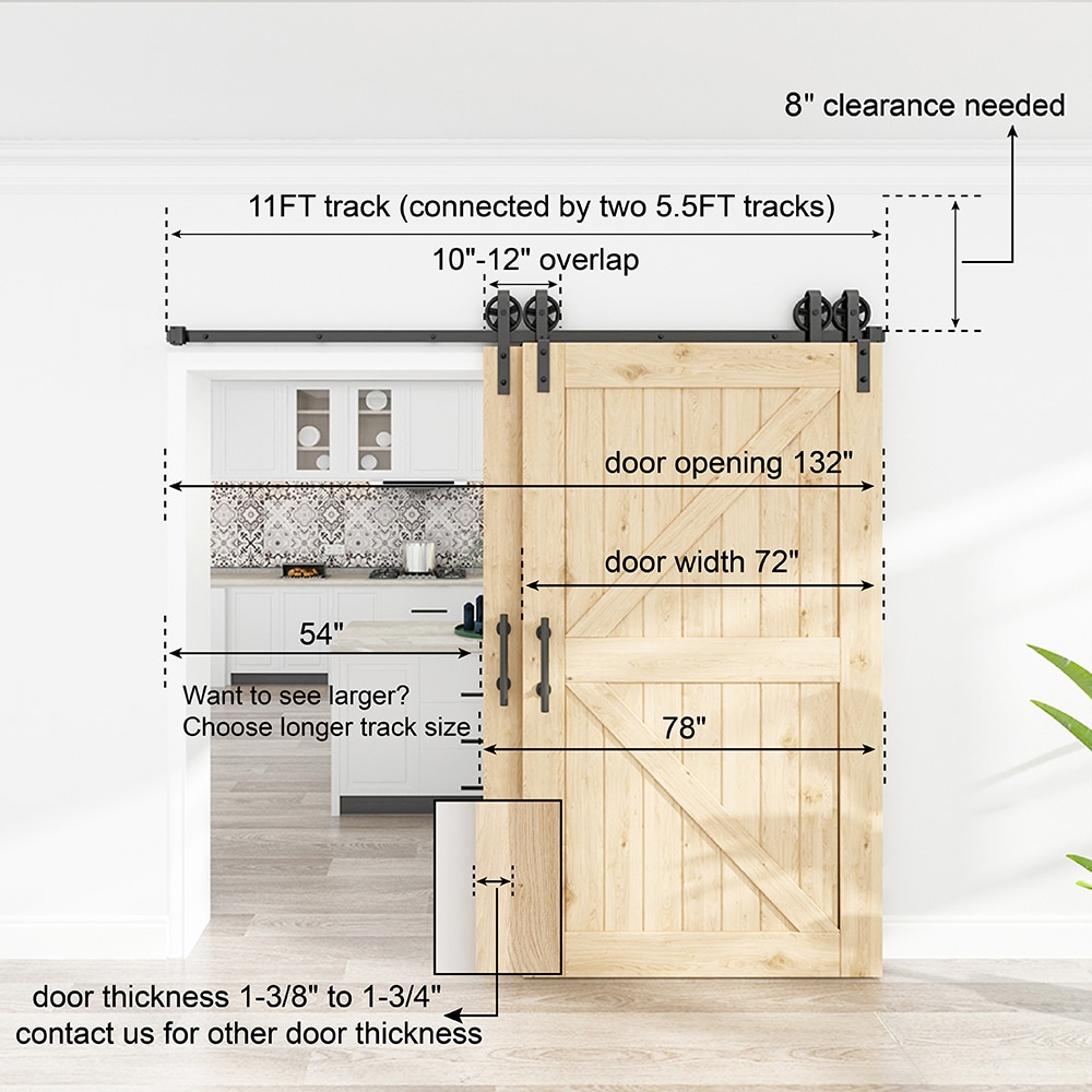 WINSOON GCM5210 Barn-Door-Roller-Kits - View #3