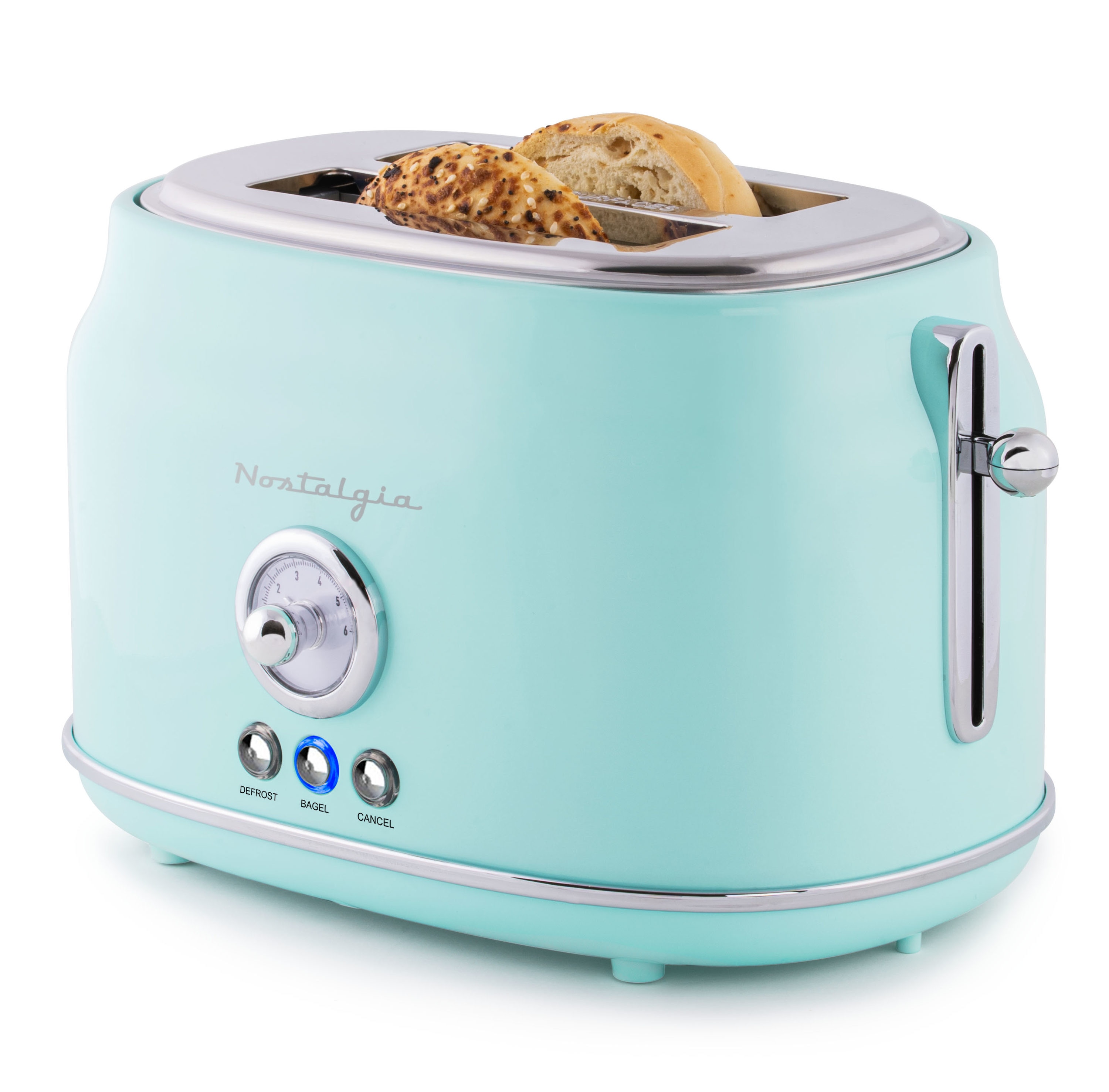  Brentwood Appliances Cool-Touch 2-Slice Retro Toaster with  Extra-Wide Slots (Blue): Home & Kitchen