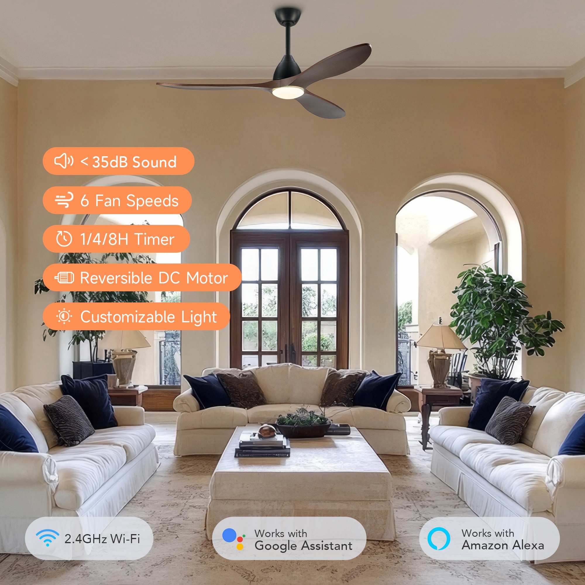 CO-Z CFN-1460-00 Ceiling-Fans - View #3