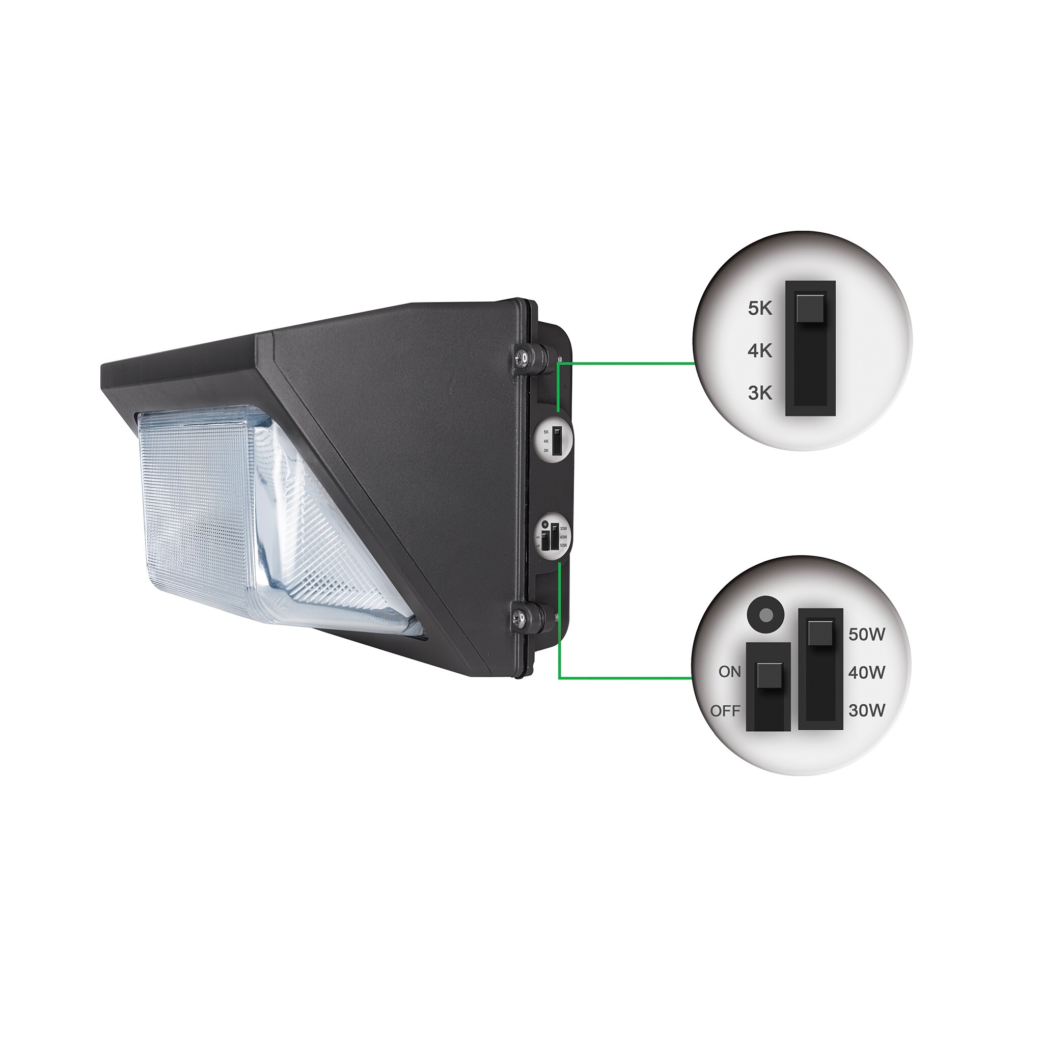 Pinegreen Lighting CL-WLS7000-3CCT Dusk-Dawn-Lighting - View #5