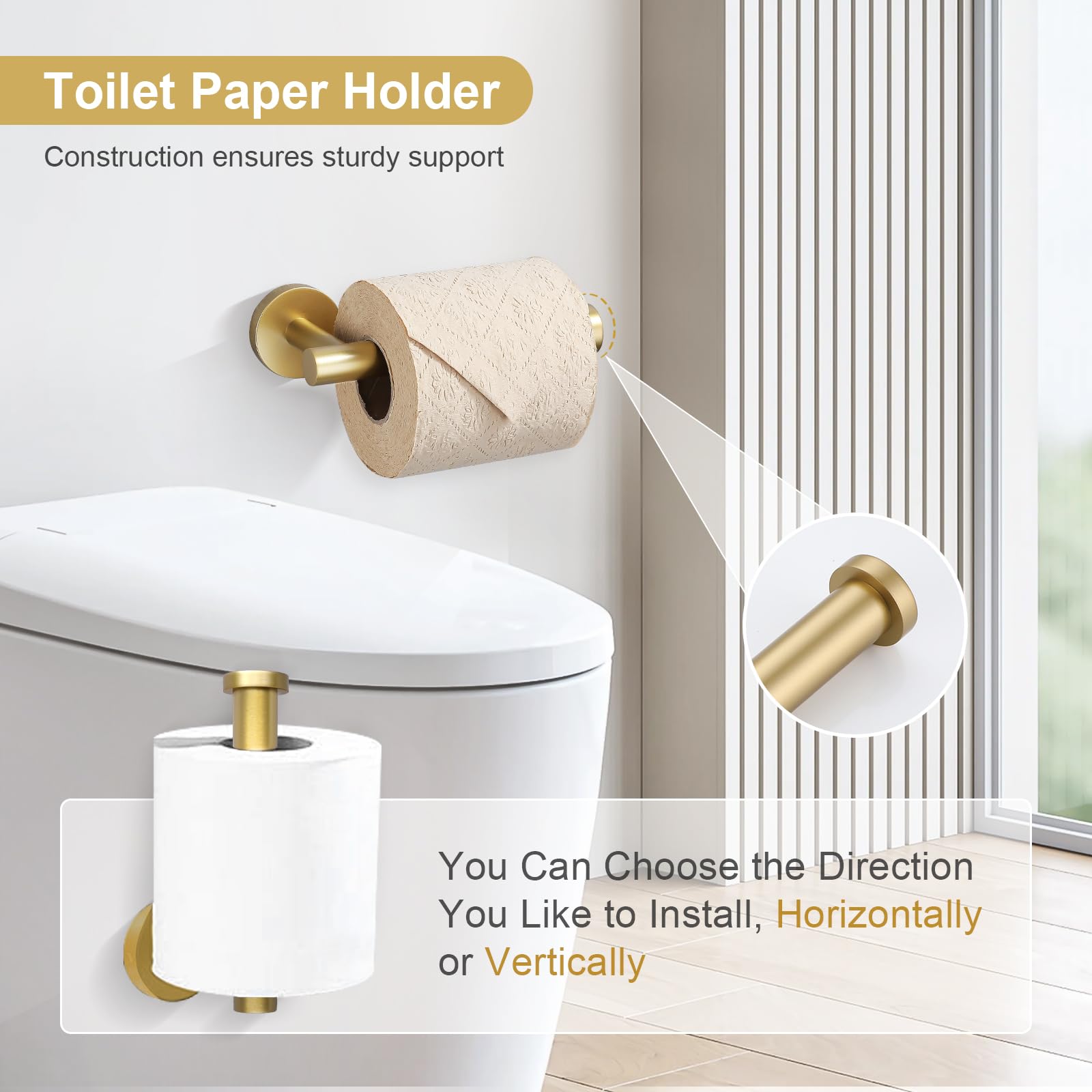 Numhew NHBEN33461 Decorative-Bath-Hardware-Kits - View #6