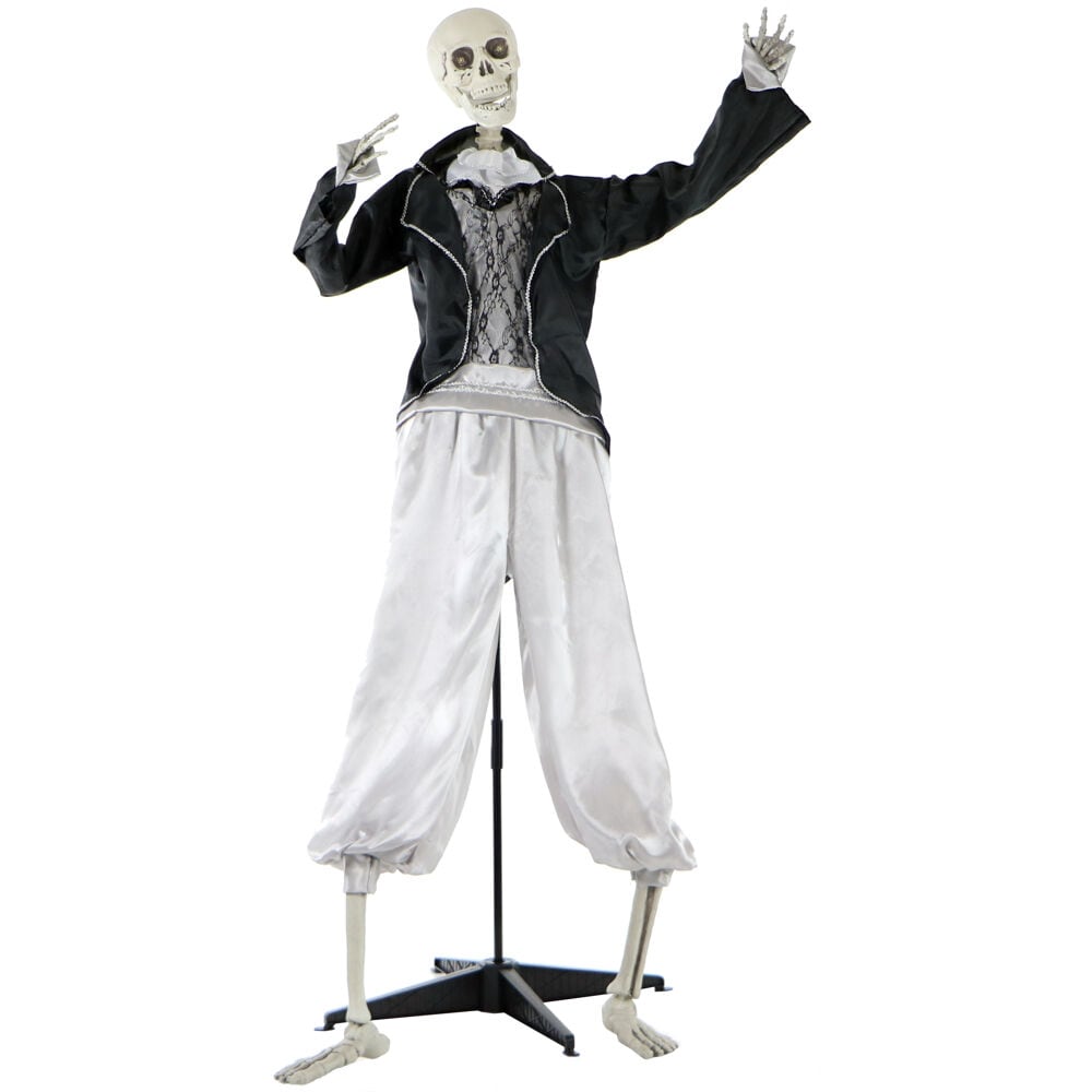 6ft animated authentic skeleton Halloween animatronic