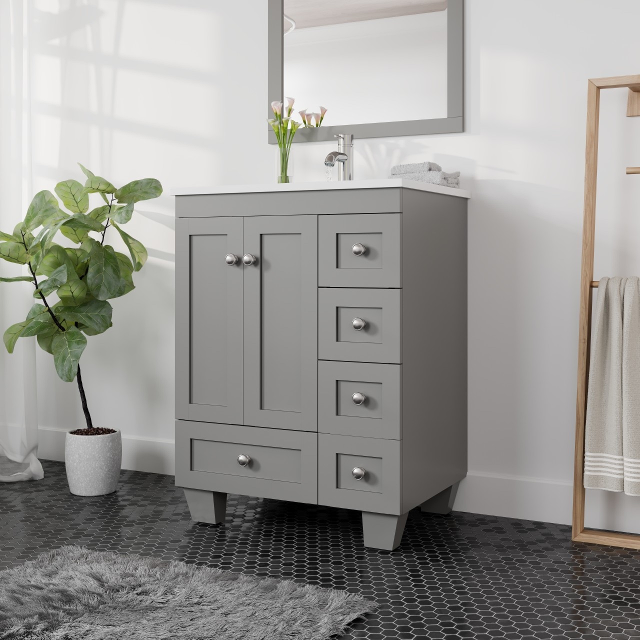 Eviva EVVN69-24GR Bath-Vanity-Combo - View #3