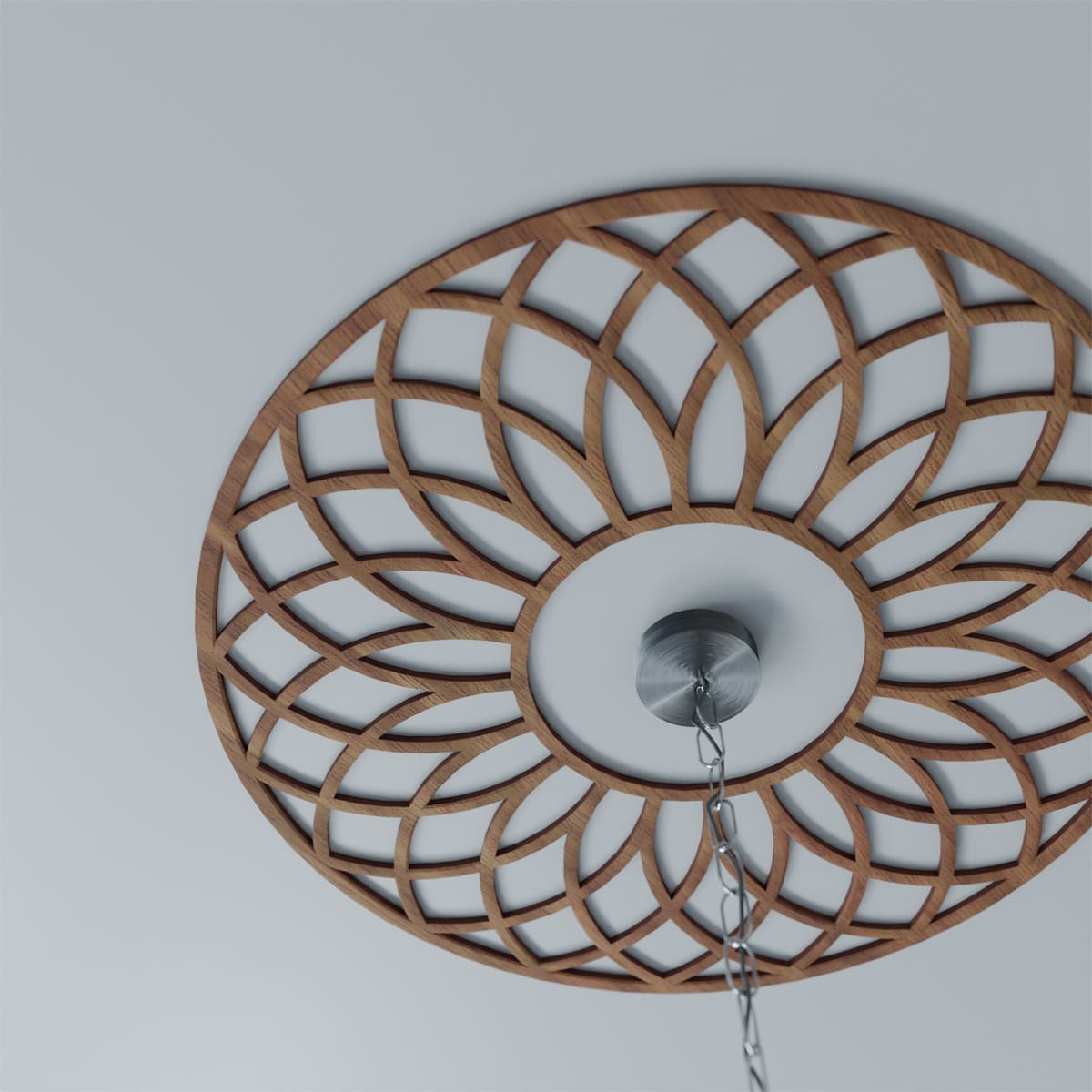 Ekena Millwork CMWP22X22X0250CNWA Ceiling-Medallions - View #10