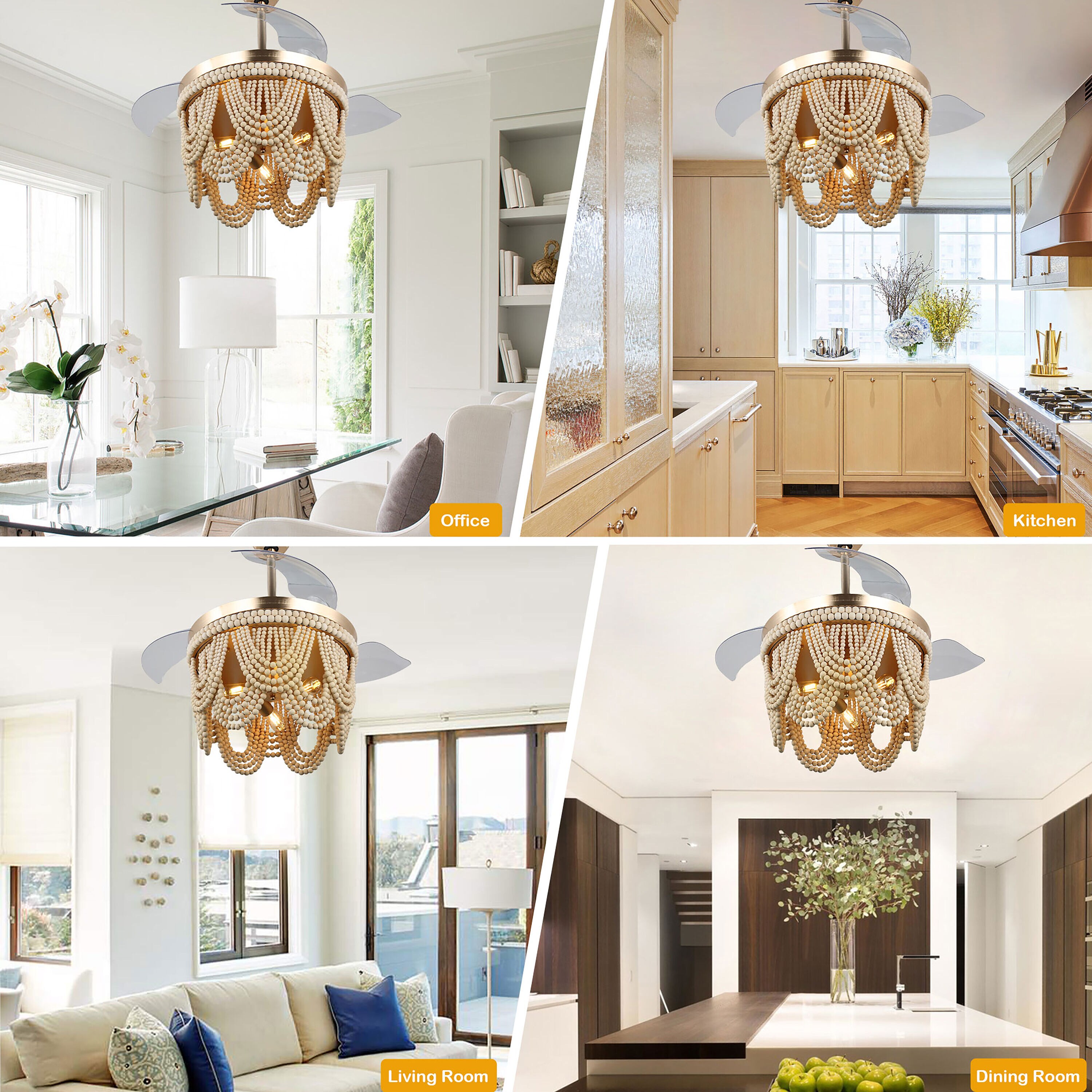 Oaks Decor DC4265-G Ceiling-Fans - View #7
