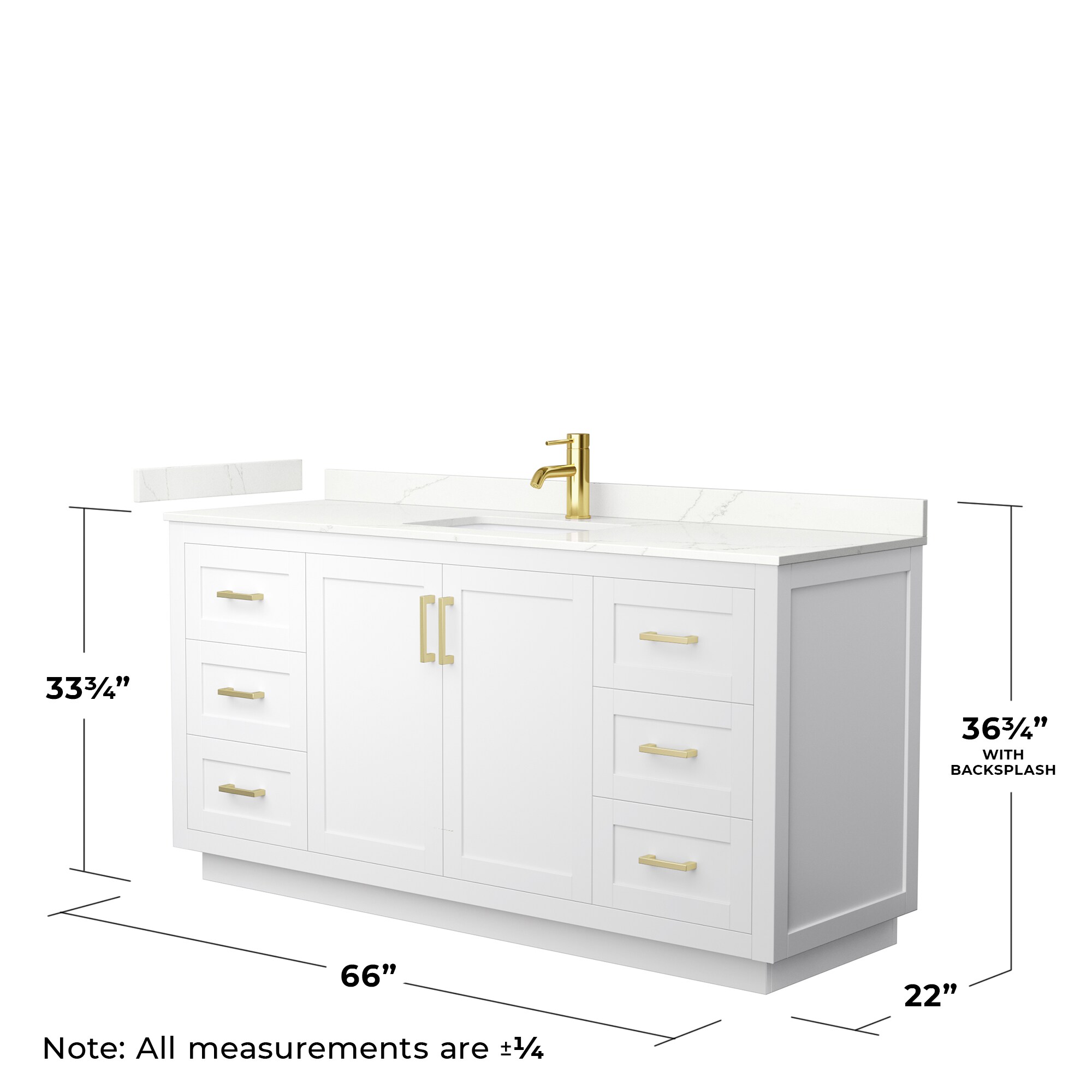 Wyndham Collection WCF292966SWGGTUNSM58 Bath-Vanity-Combo - View #6