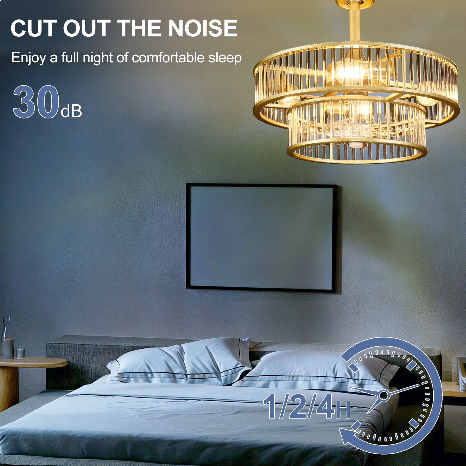 Dovanpaul 238-20B-GD Ceiling-Fans - View #7