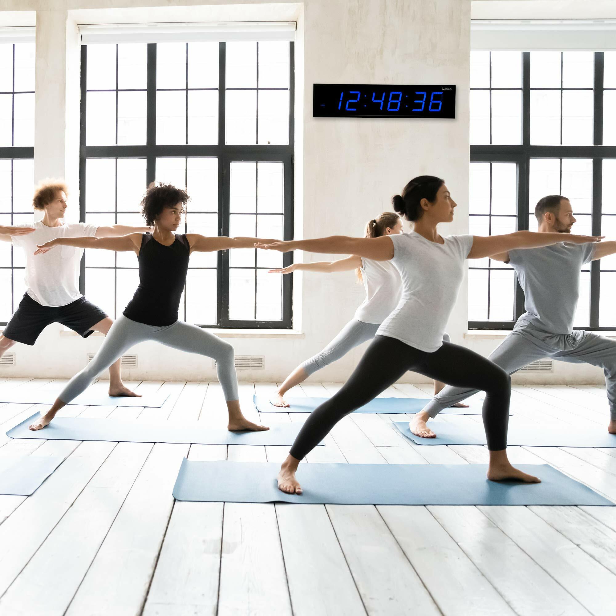 Ivation JID0136TBLU Indoor-Outdoor-Clocks - View #4