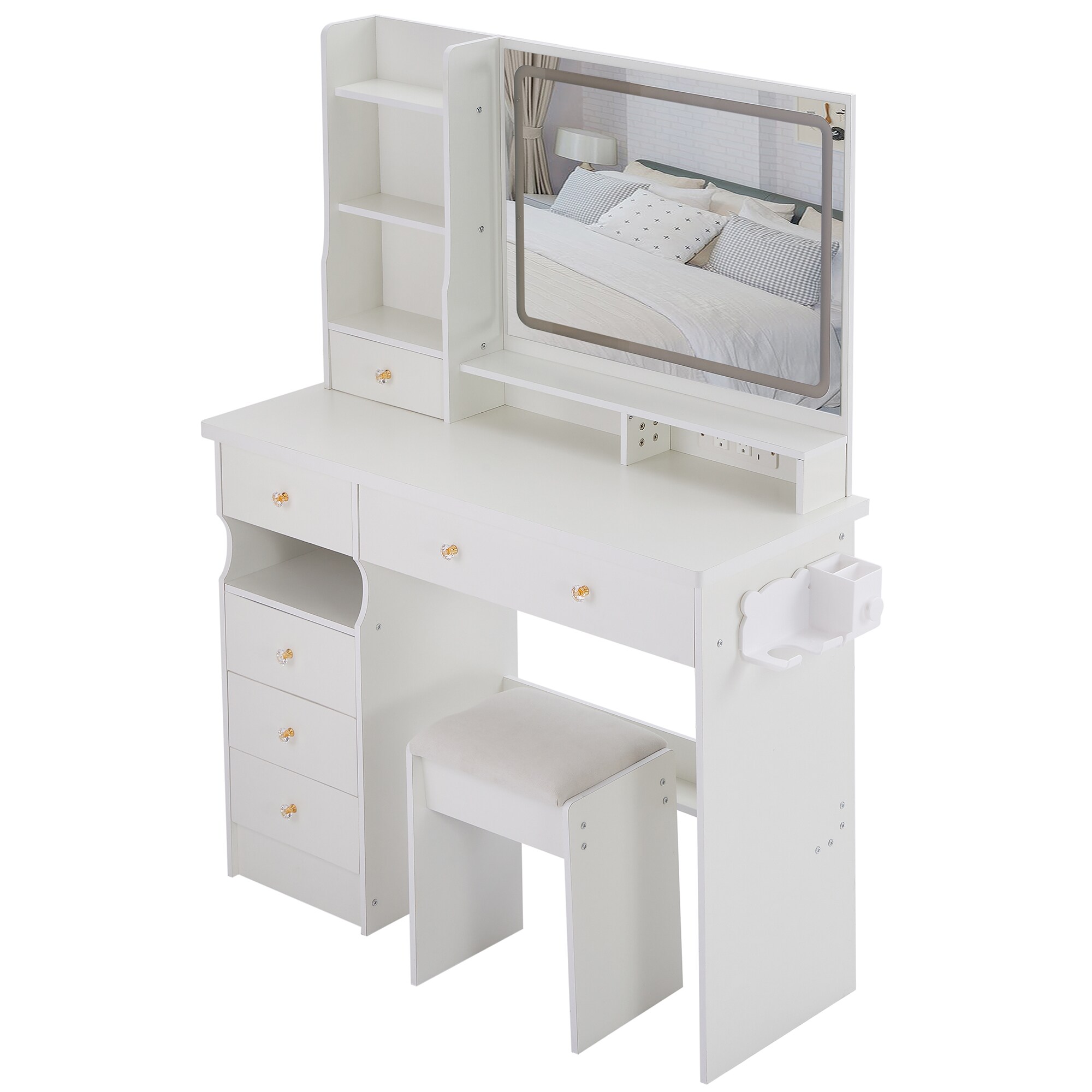 Homy Casa W936-L2-IC Bedroom-Vanities - View #9