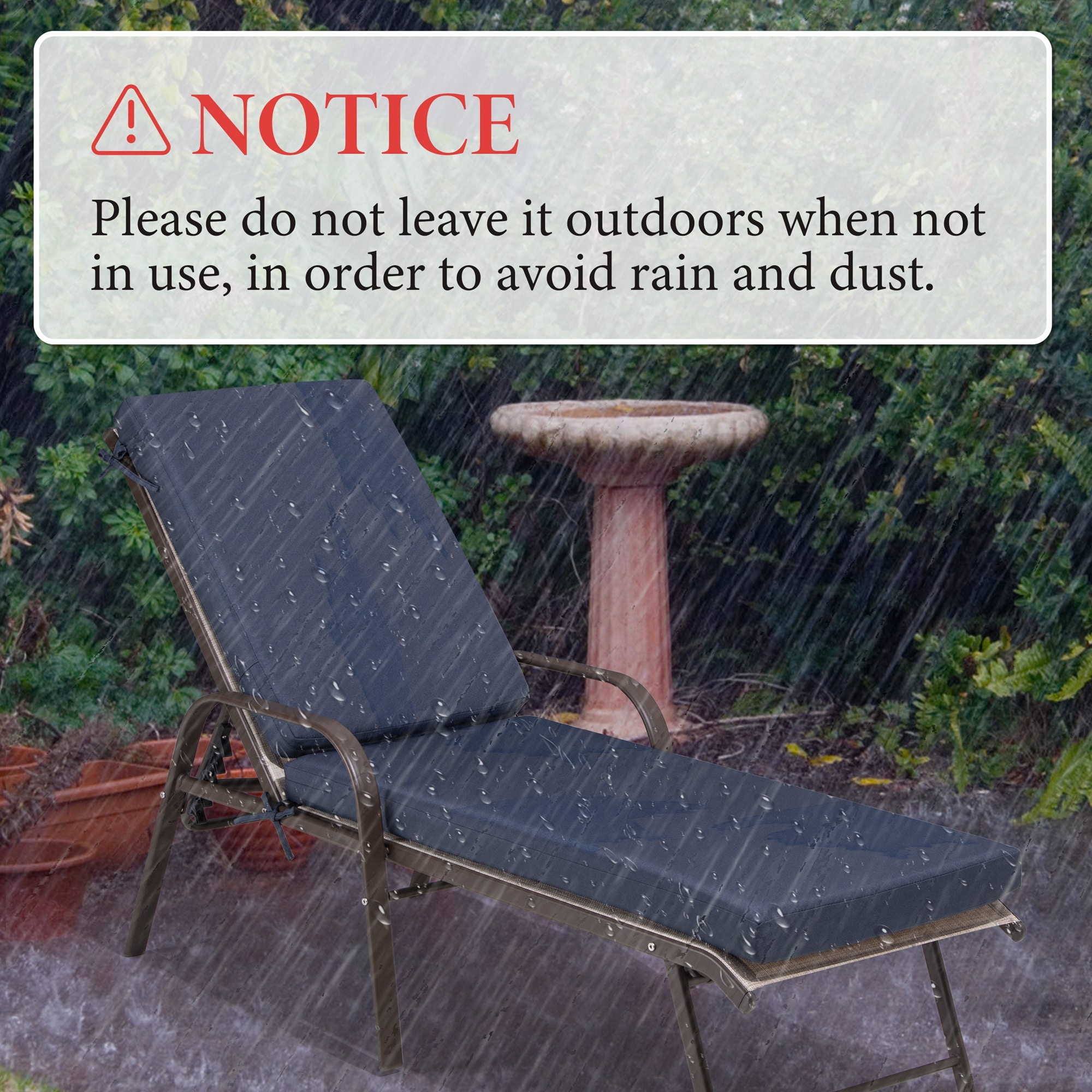 CloudFly CL-CU001NAV-1 Patio-Furniture-Cushions - View #8
