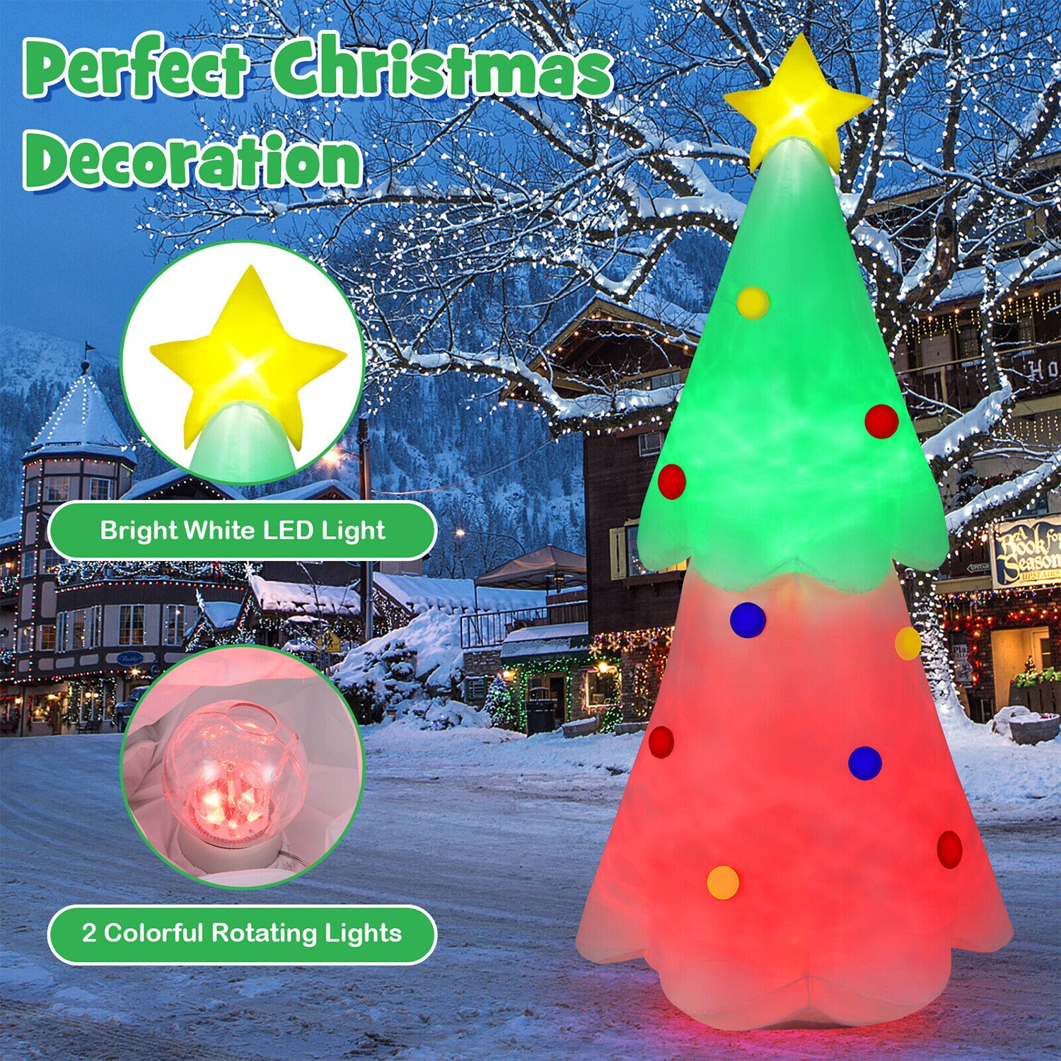 WELLFOR HYZ23982US Christmas-Inflatables - View #4