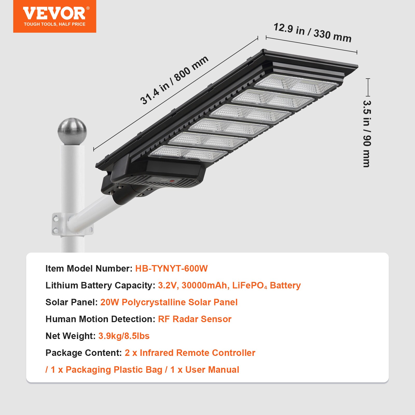 VEVOR Q1600W60000LMA7AIV0 Outdoor-Wall-Lighting - View #8