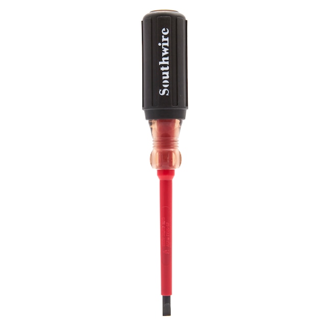 Southwire Plastic Handle Insulated 1/4-in Slottedhead Screwdriver Southwire Plastic Handle Insulated 1/4-in Slottedhead Screwdriver