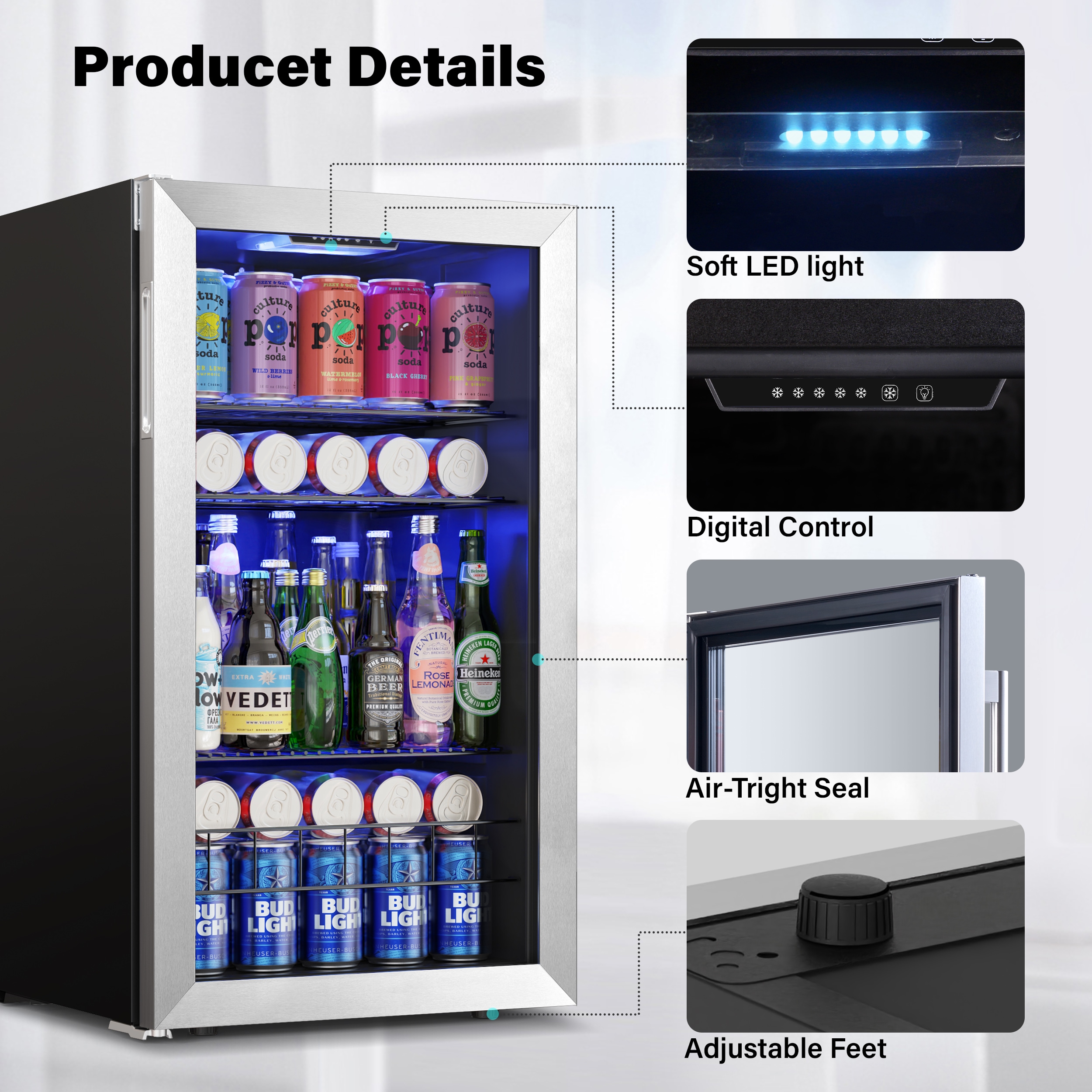 Yeego YEG-BSJC95-LS Beverage-Dispensers - View #2