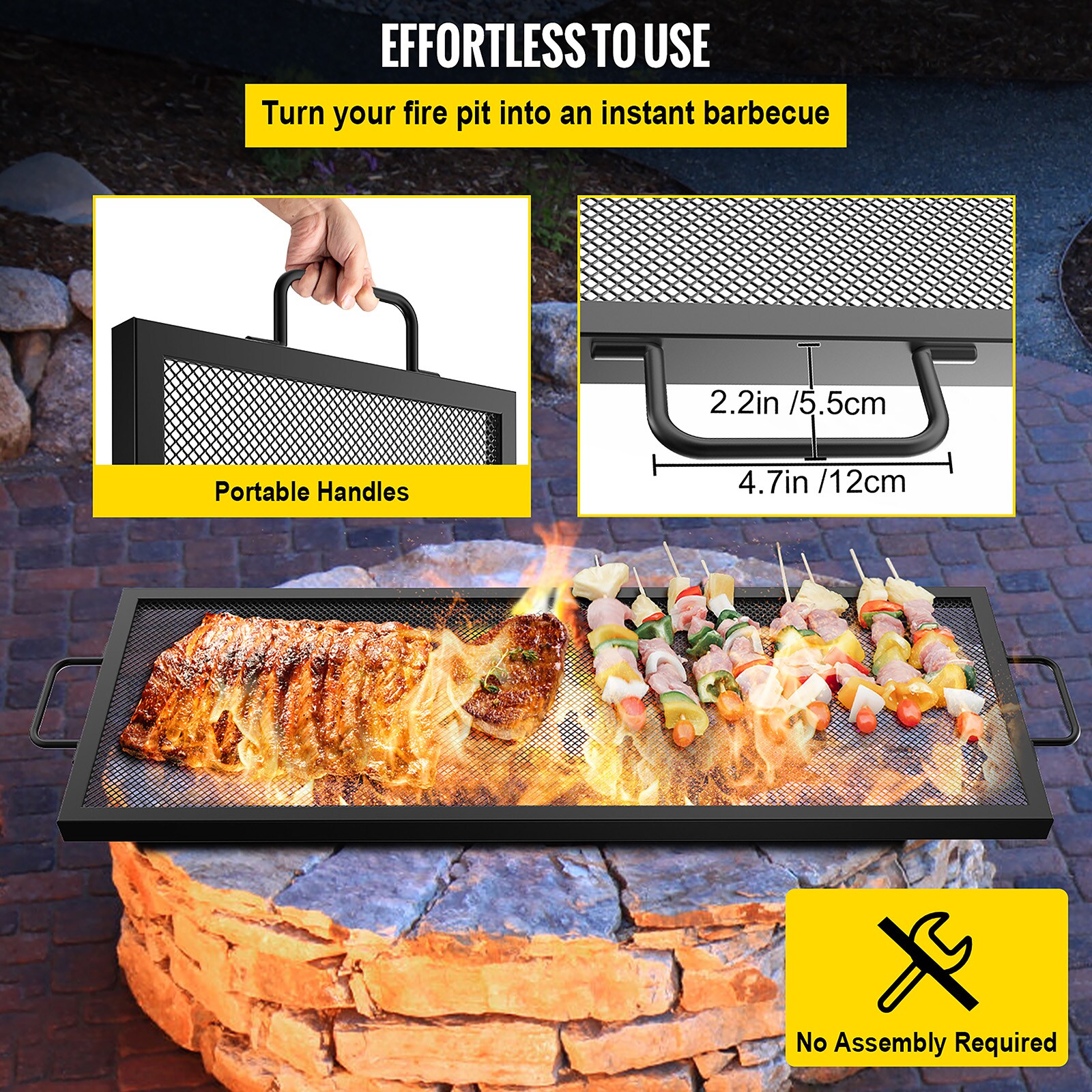 VEVOR LPWJXHGSKYC40QO0YV0 Gas-Grill-Cookgrates-Warmracks - View #7