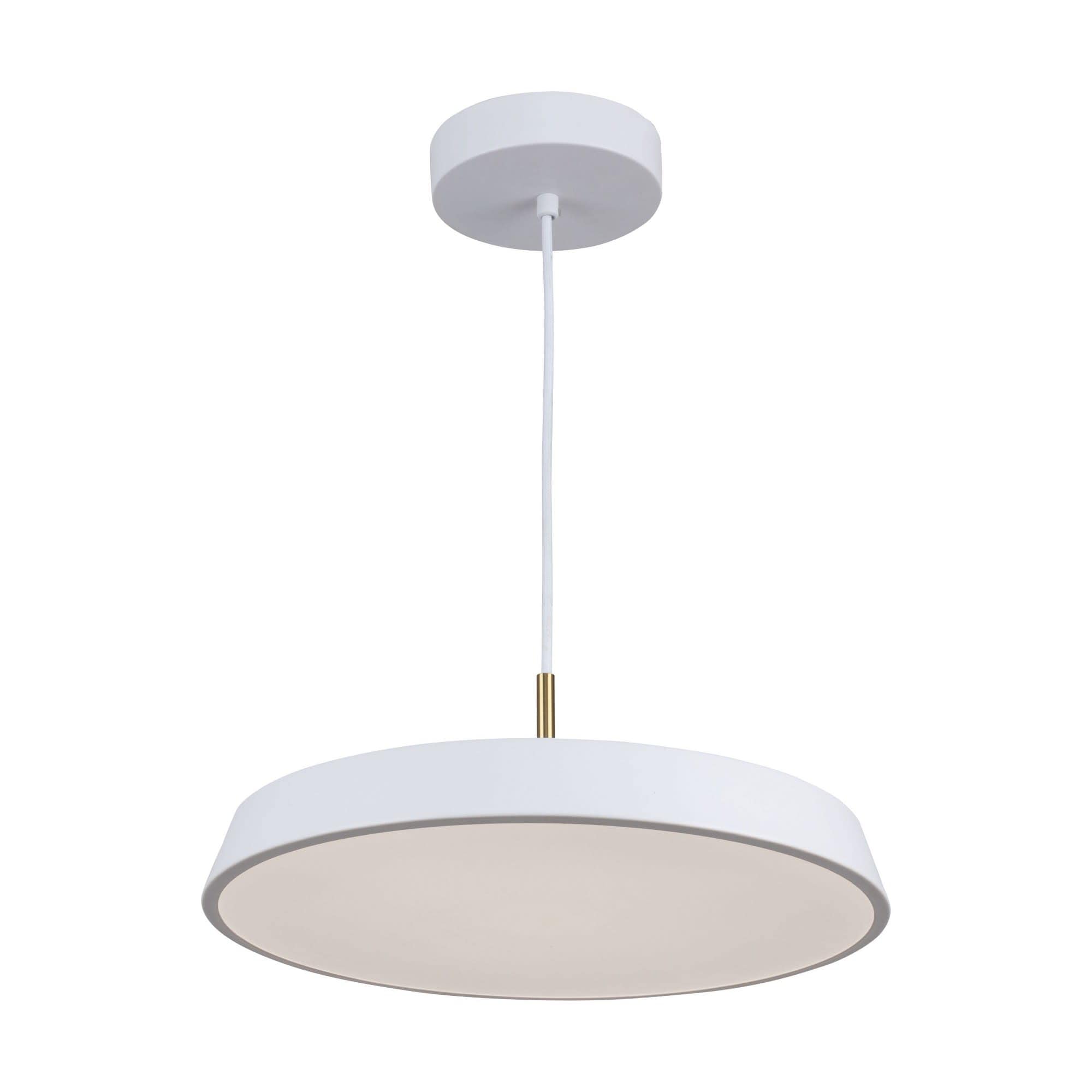 ARTCRAFT Lexi 1 - Light - White / Acrylic / Steel Pendant