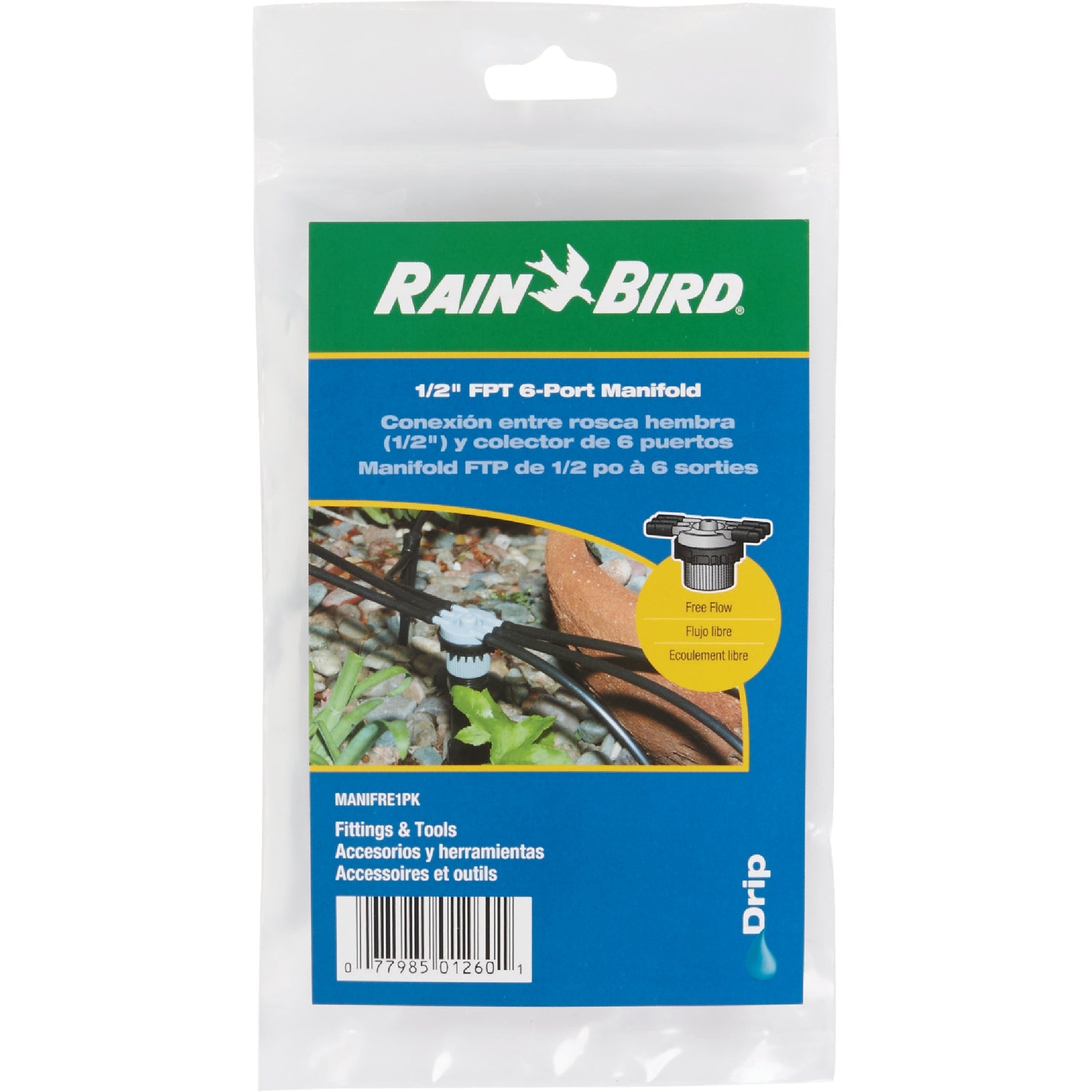  6-Port Free Flow Manifold for Efficient Water Distribution