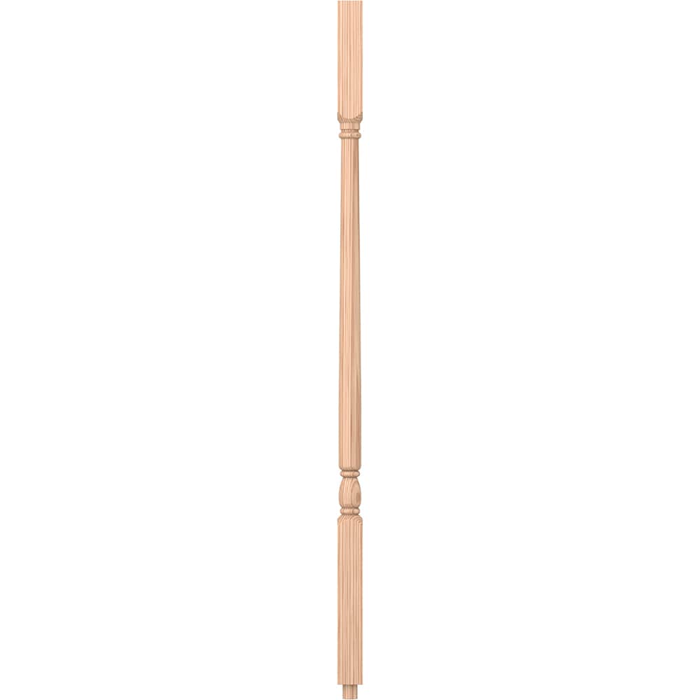 L.J. Smith Stair Systems S-5141-H 34 34-in x 1.25 Unfinished Hemlock Square Top Stair Baluster