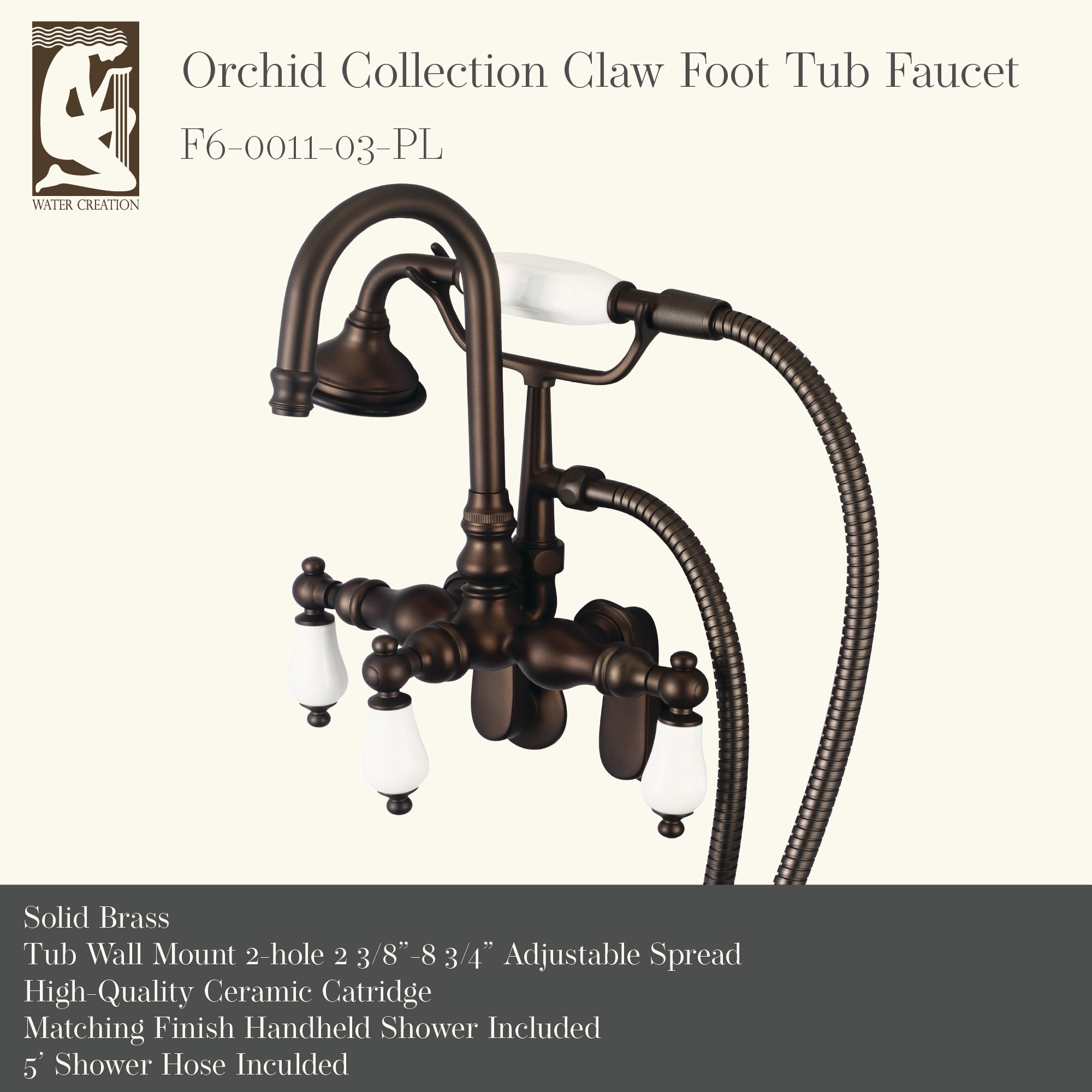 Water Creation F6-0011-03-PL Roman-Tub-Faucets - View #2
