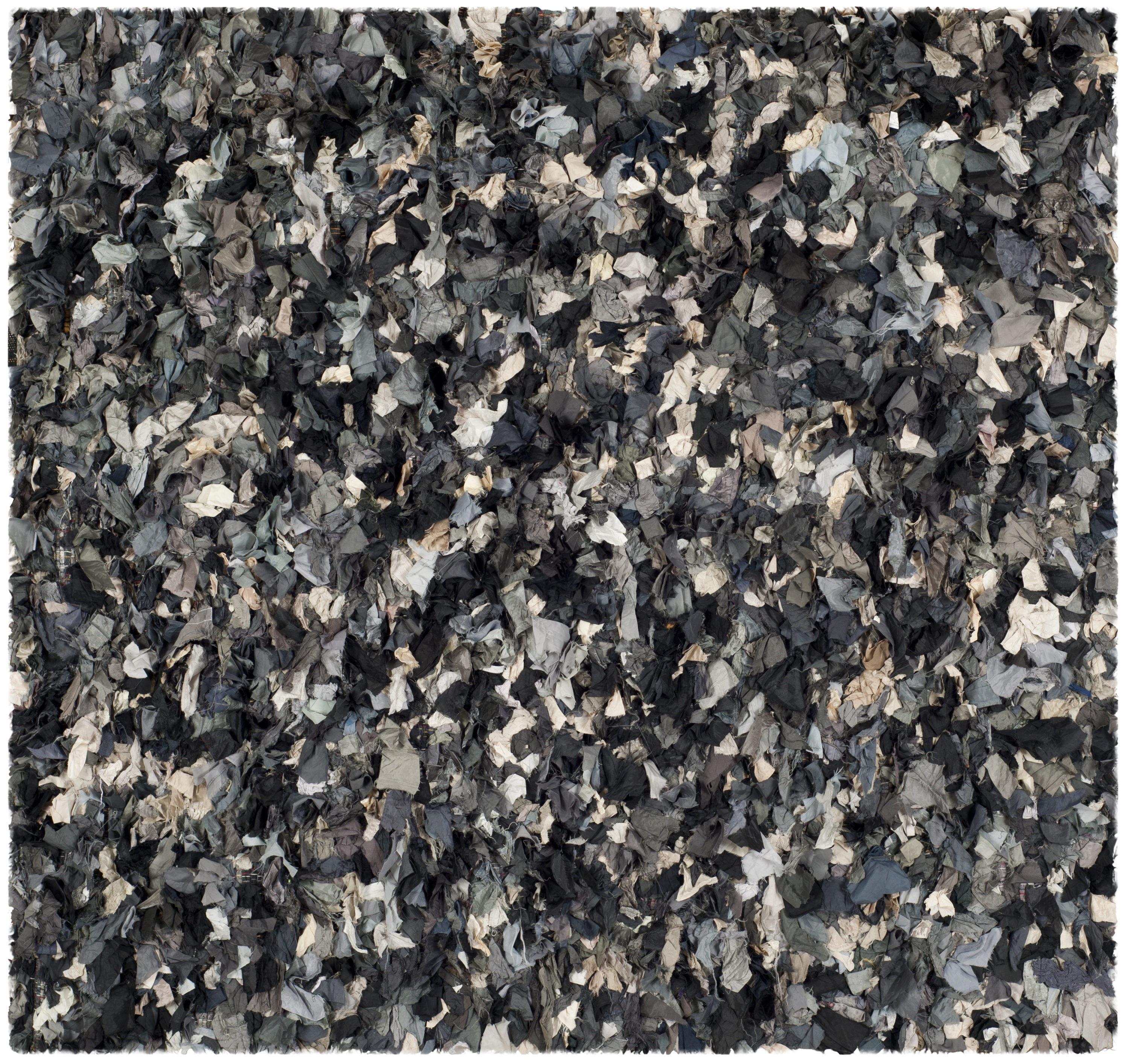 Safavieh SG951D-8SQ Rio Shag 8 x 8 (ft) Polyester Dark Gray/Multi Square Indoor Abstract Area rug