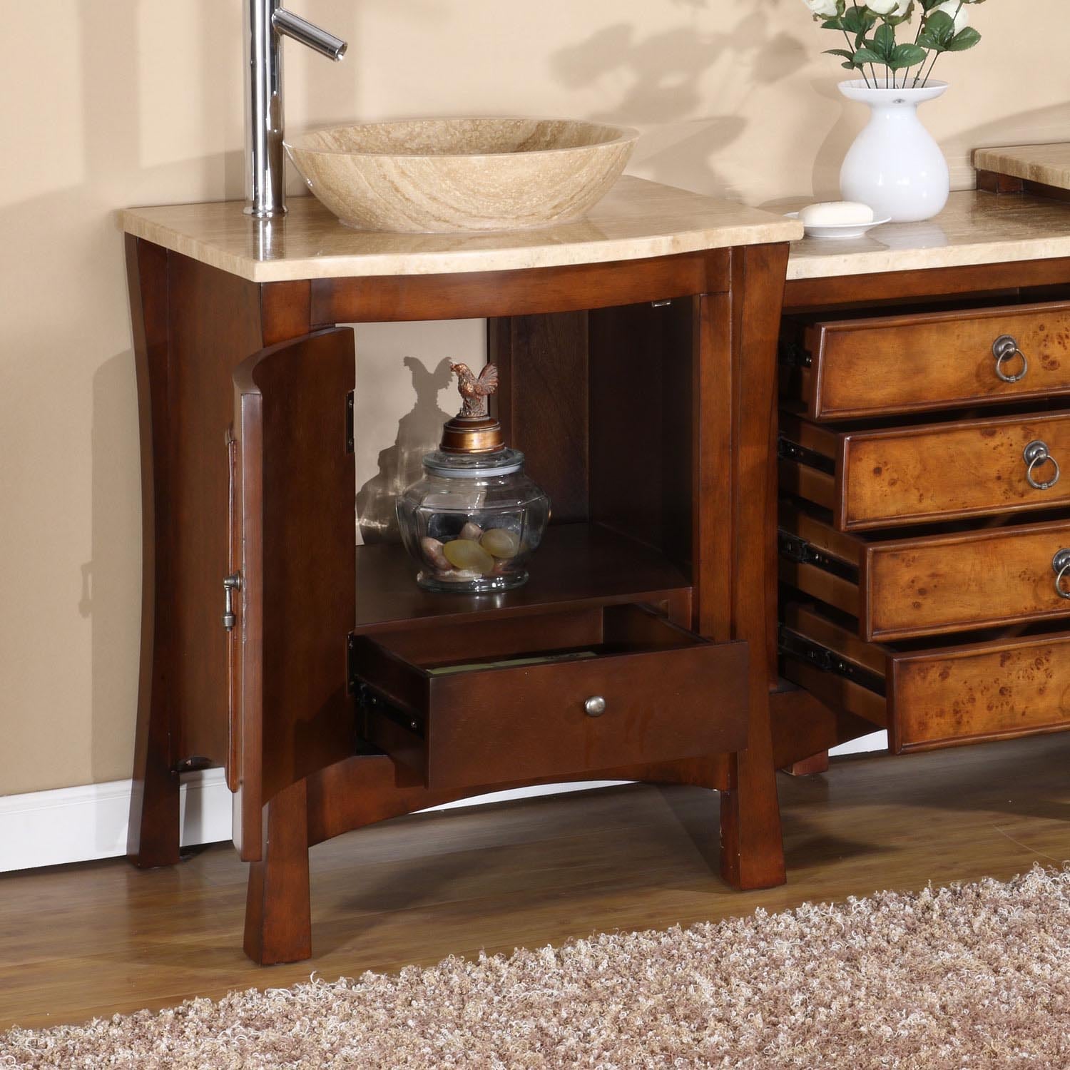 Silkroad Exclusive HYP-0714-T-TT-72 Bath-Vanity-Combo - View #7
