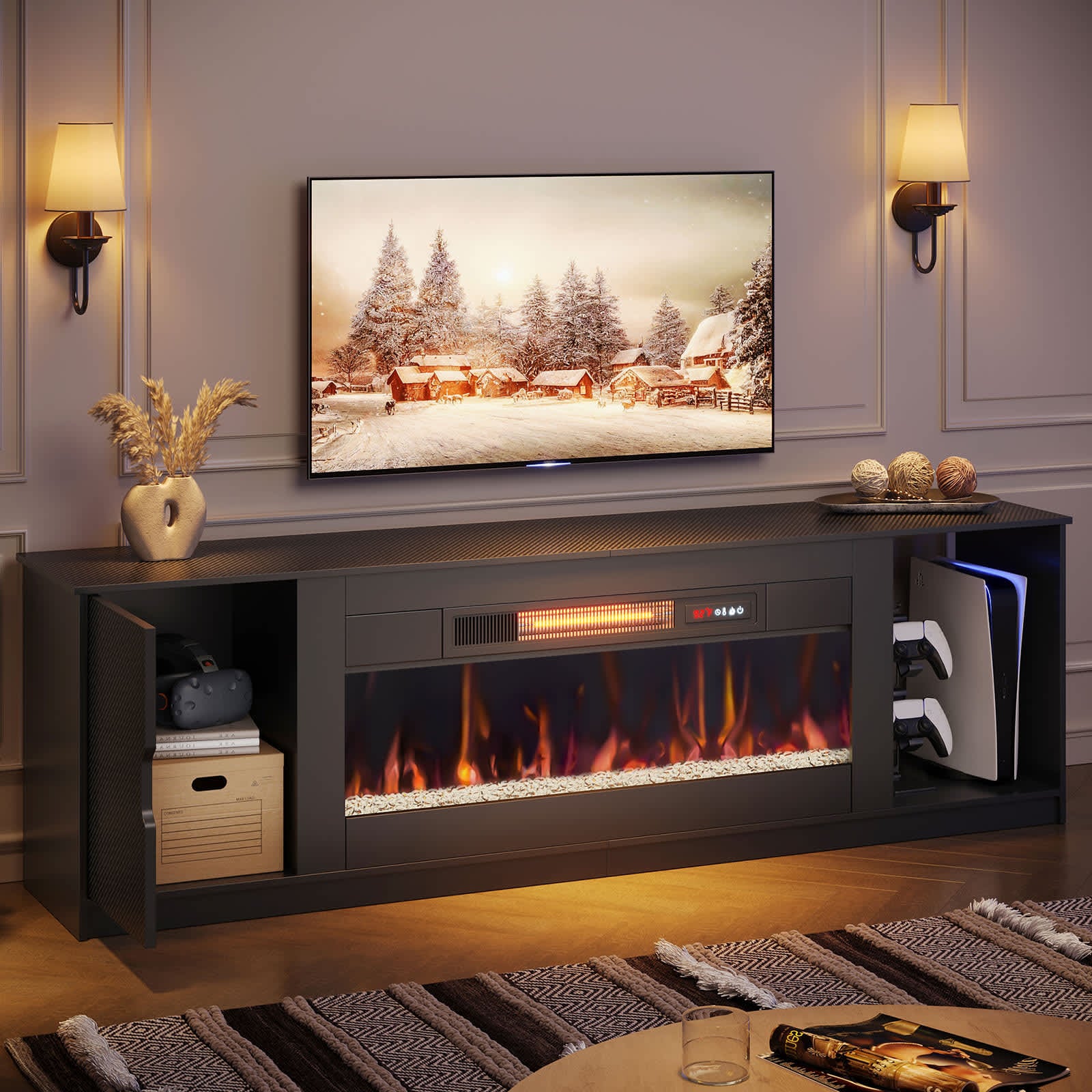 Bestier LOW-L101618FP-BDCF Electric-Fireplaces - View #3