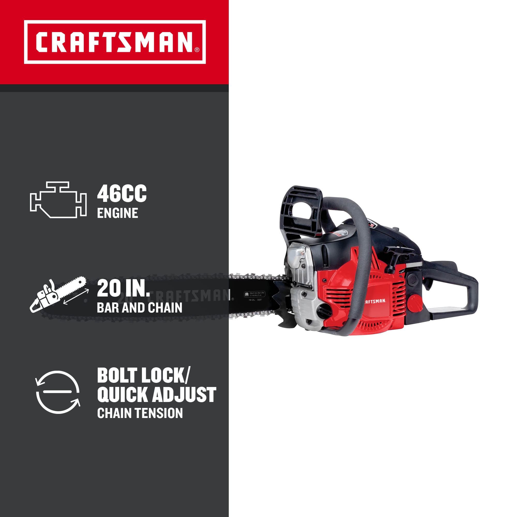 CRAFTSMAN CMXGSAMY462S Cordless-Chainsaw - View #2