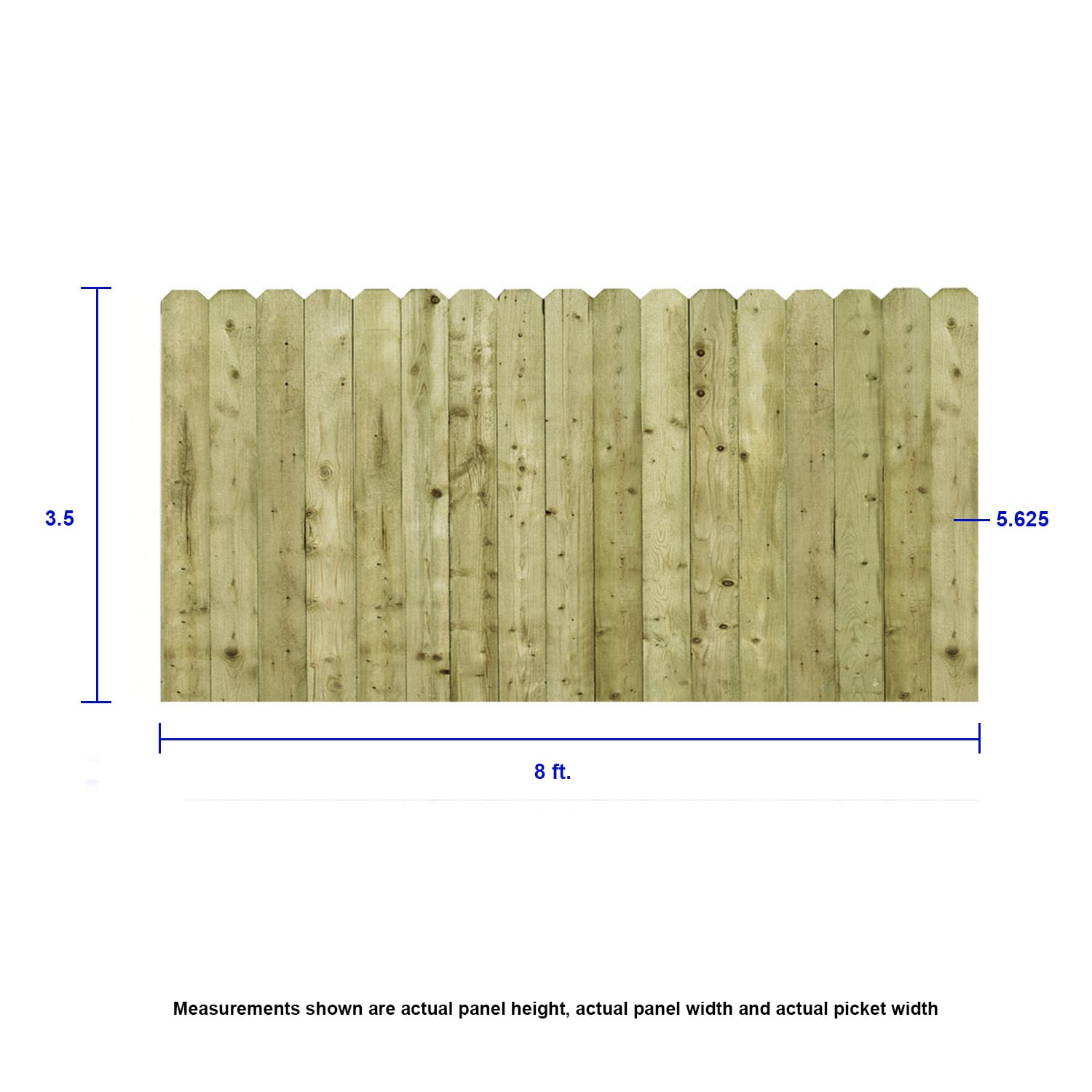 Pressure treated 2024 privacy fence panels