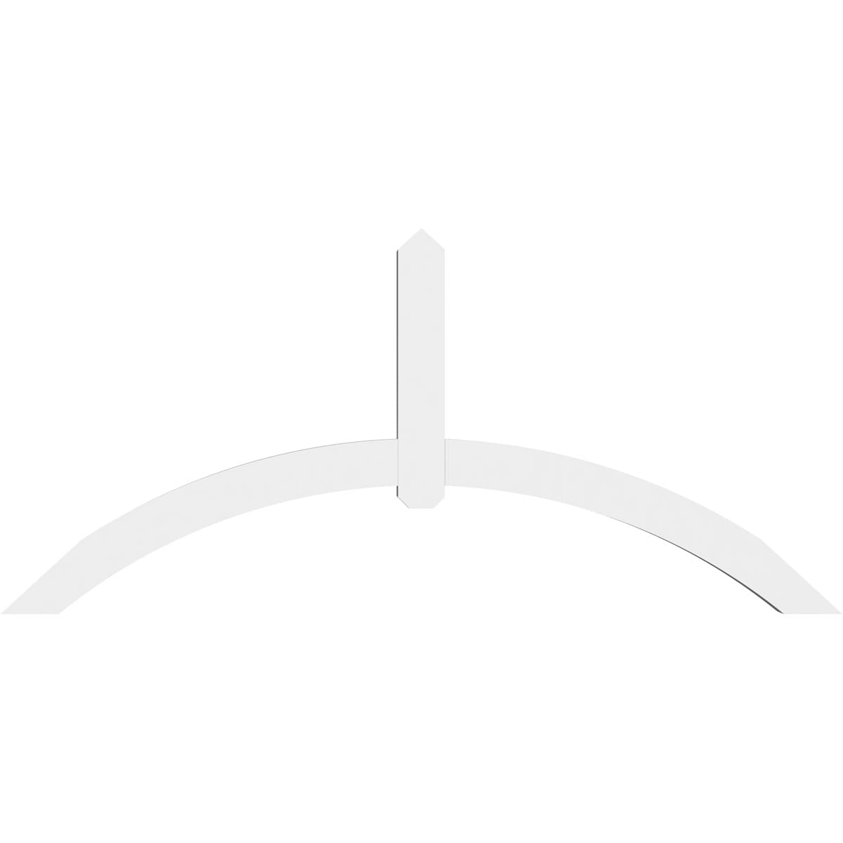 Ekena Millwork GBP072X33X0404ARC00 Exterior-Brackets-Braces - View #2