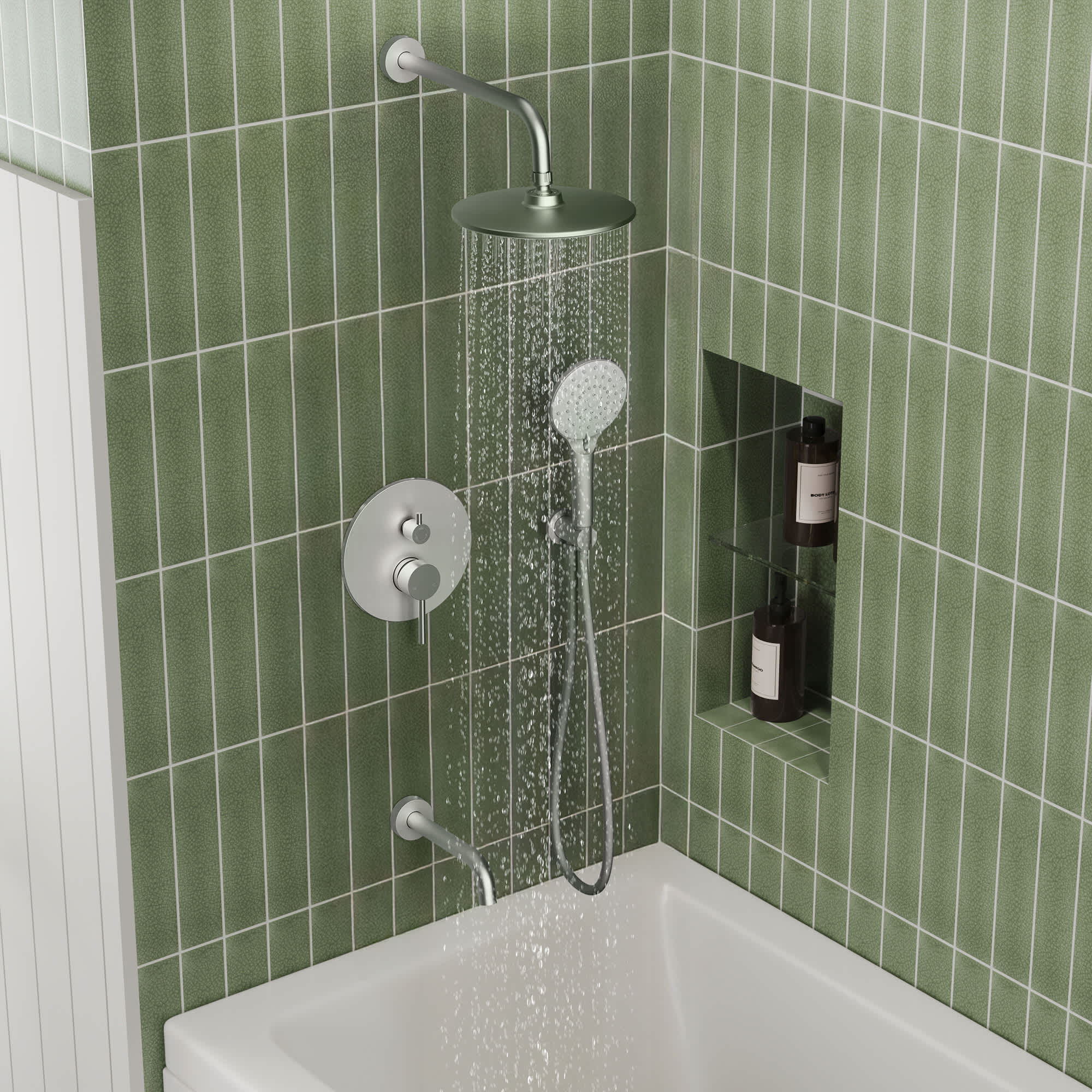 EVERSTEIN SFS-1076-NK9 Showerhead-Bar-Panels - View #2