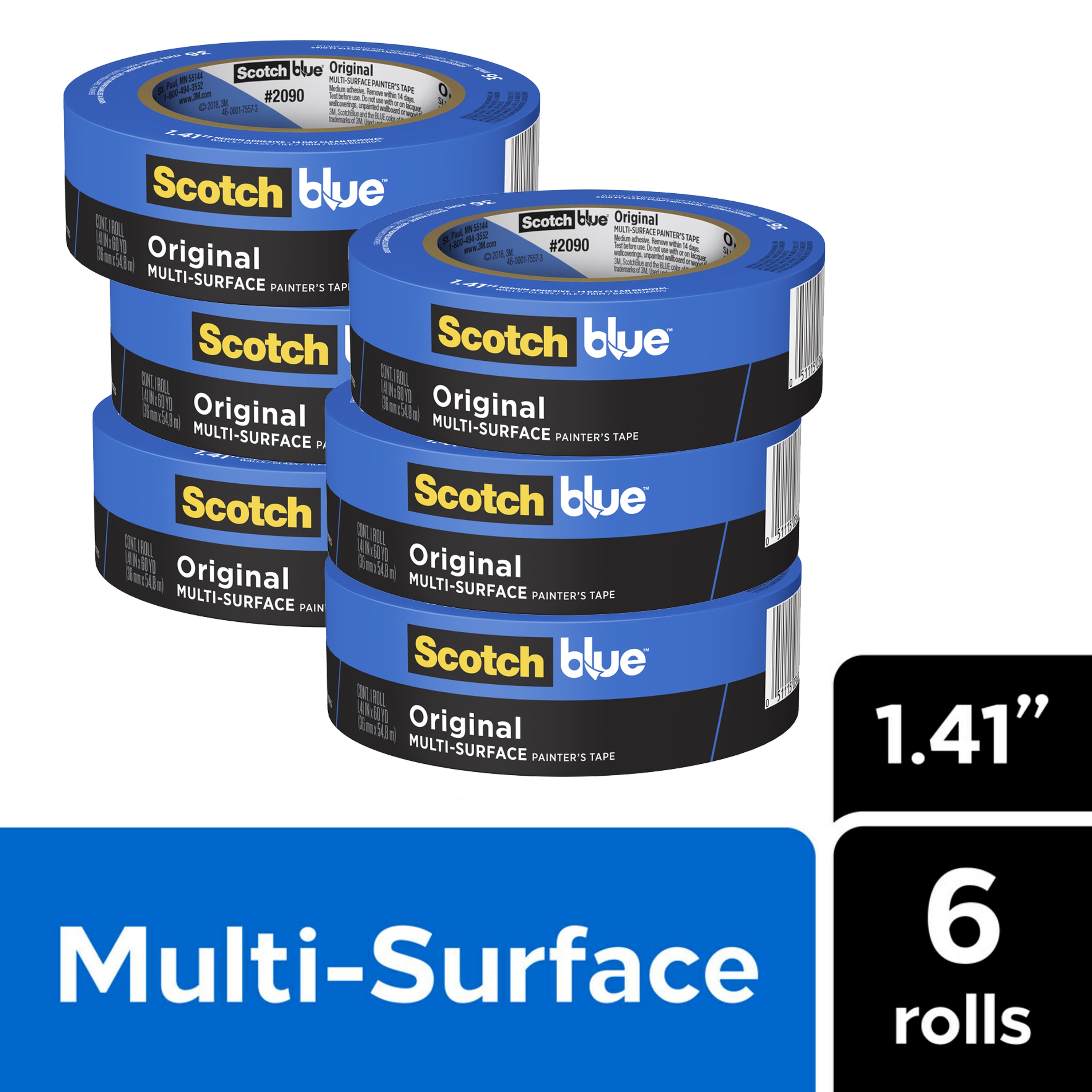 Rolls Tape and Drape and Masking Tape Sets Includes Assorted Sizes Pain - 2