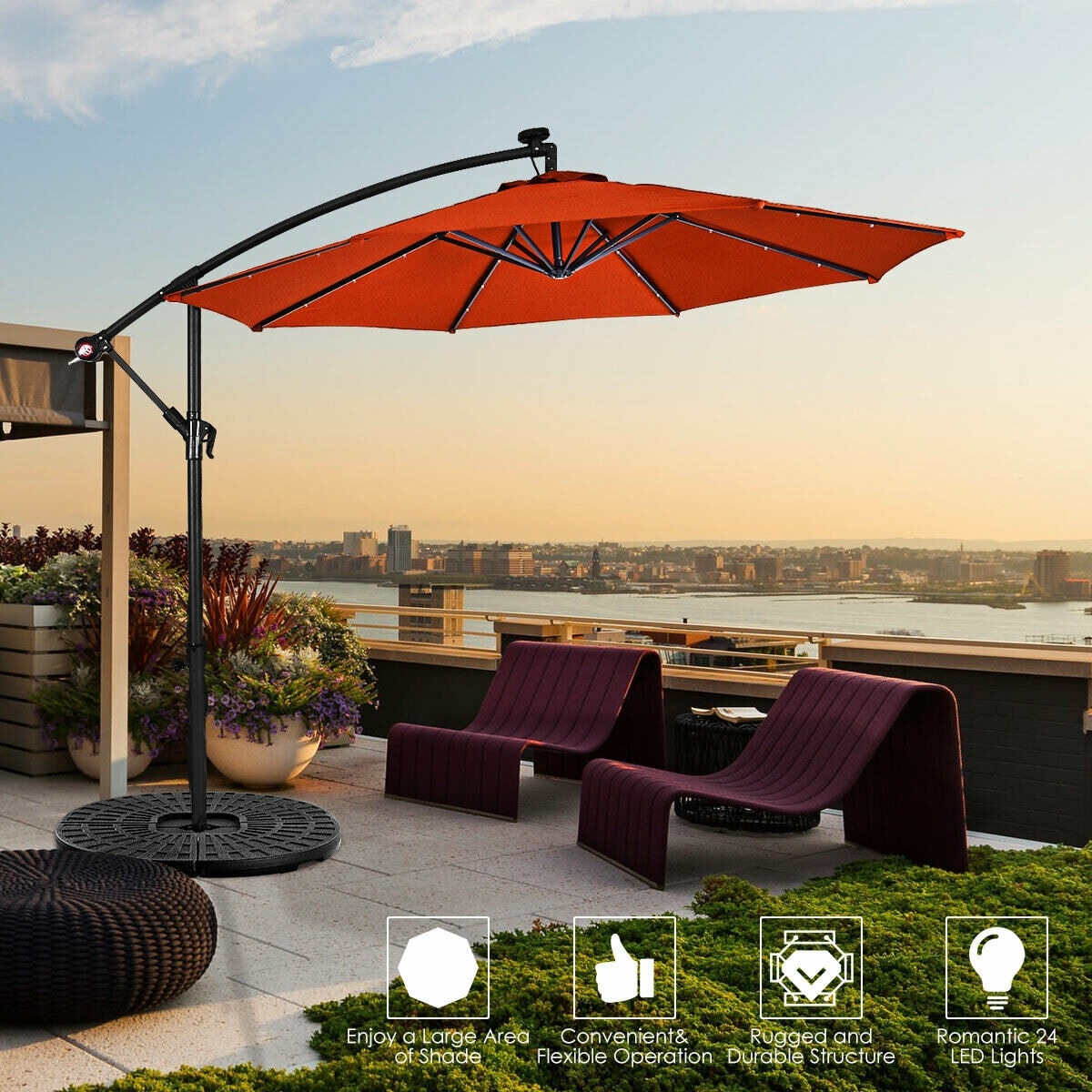 Clihome CWCH-OP3154OR Umbrellas-2 - View #4