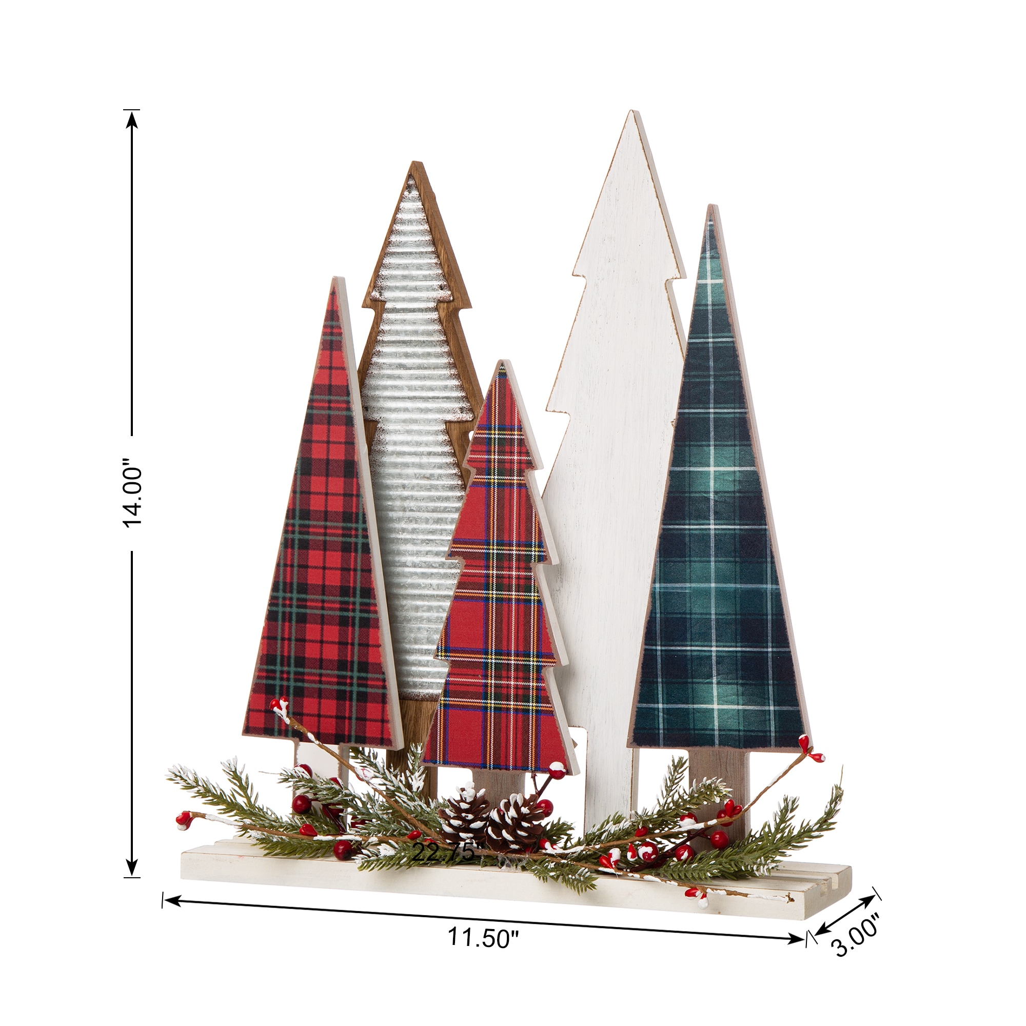 Glitzhome GH2004700083 Table-Christmas-Decorations - View #5