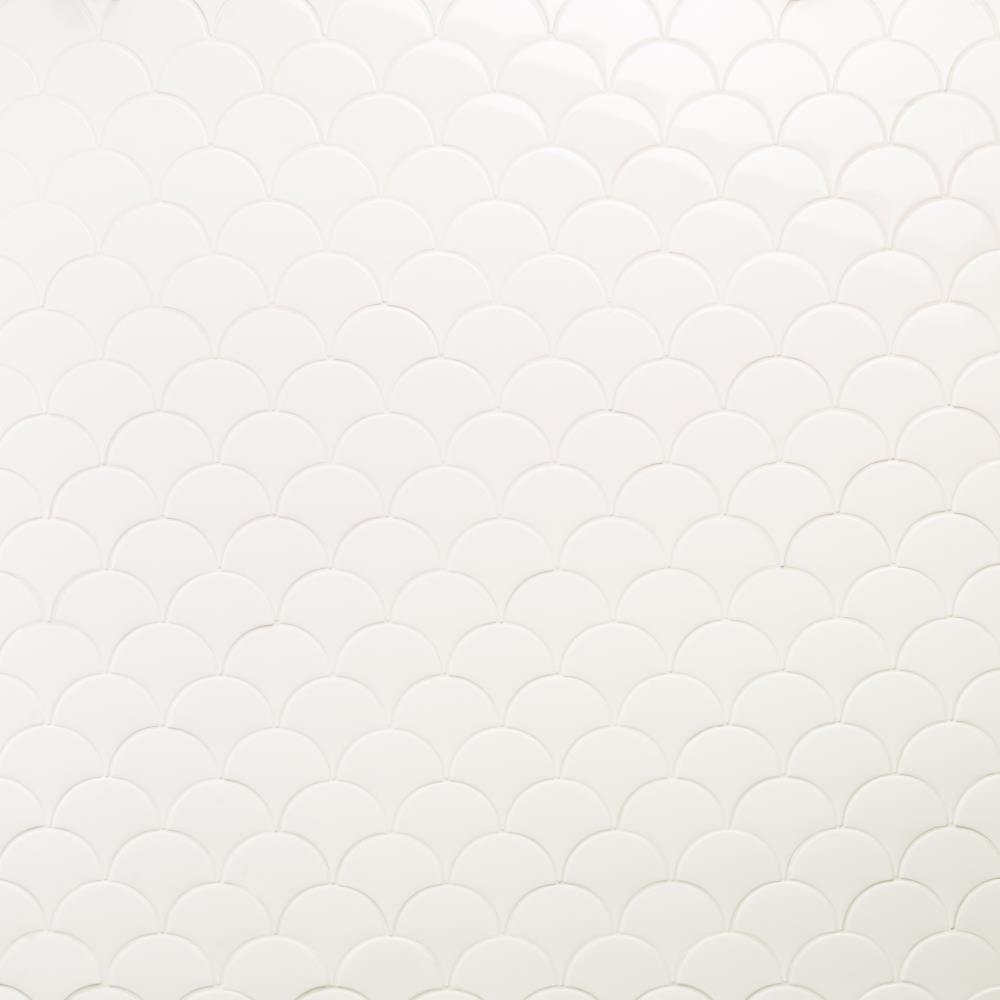 Artmore Tile Tidewater Bianco 2-in x 6-in Polished Ceramic Patterned ...