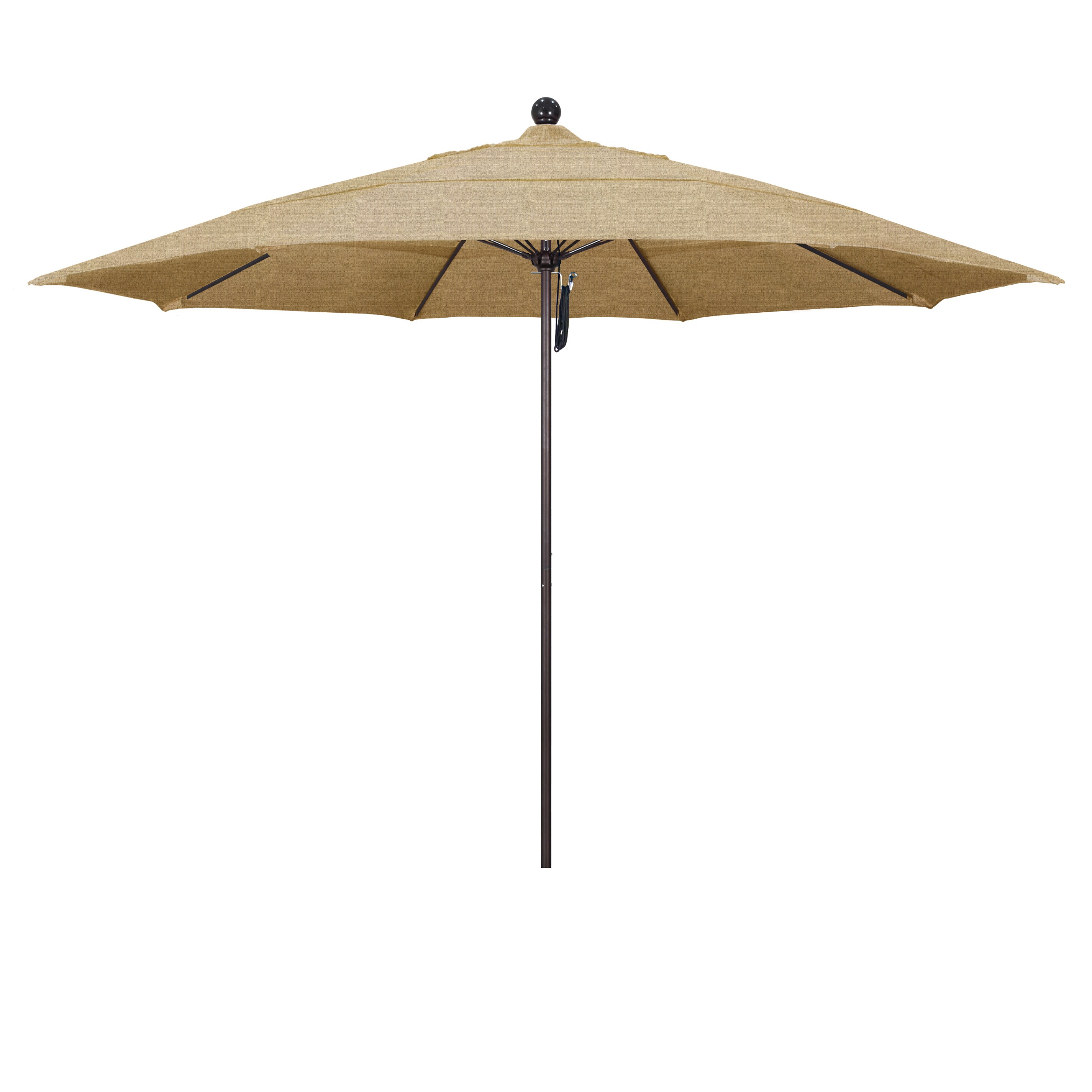 California Umbrella 11' Patio Umbrella in Woven Sesame 