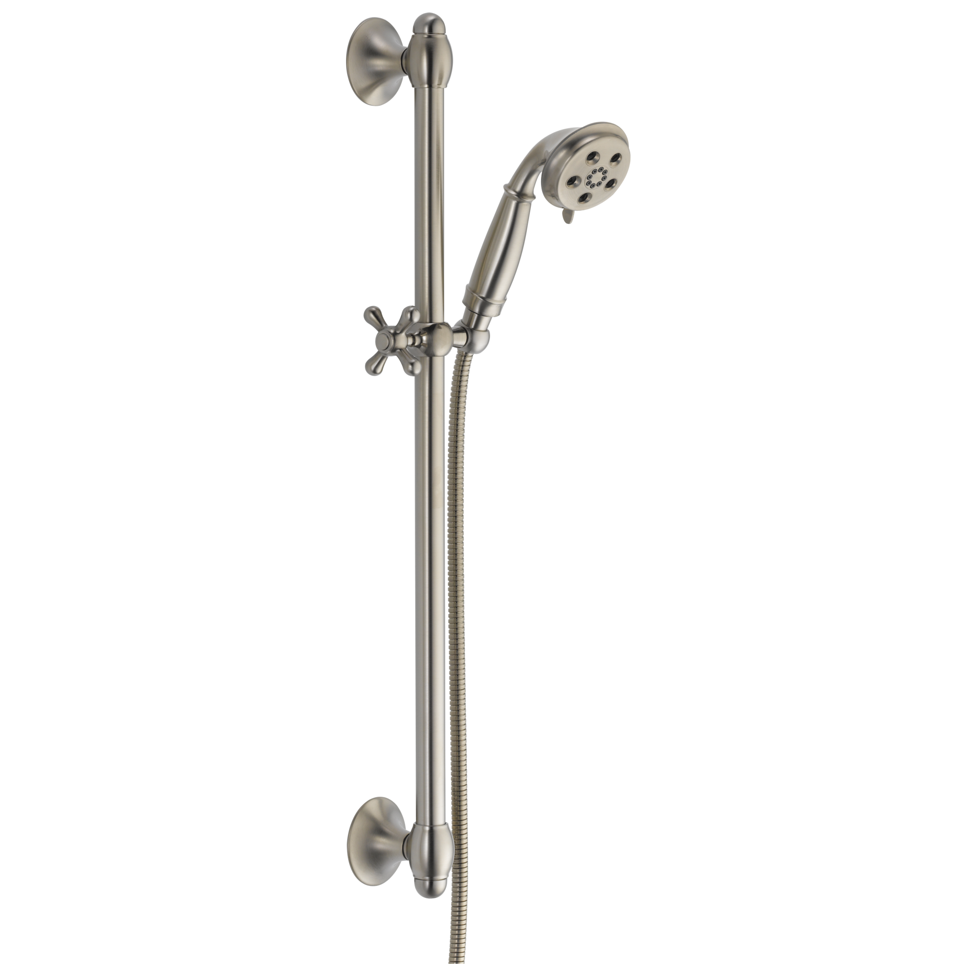 Delta 51308-SS Universal Showering Components 3.0 -Spray Stainless 3.34-in Round Handheld Shower Head 1.75 GPM