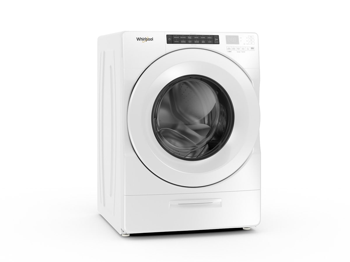 whirlpool 4.5 cu ft white front load washer wfw5620hw