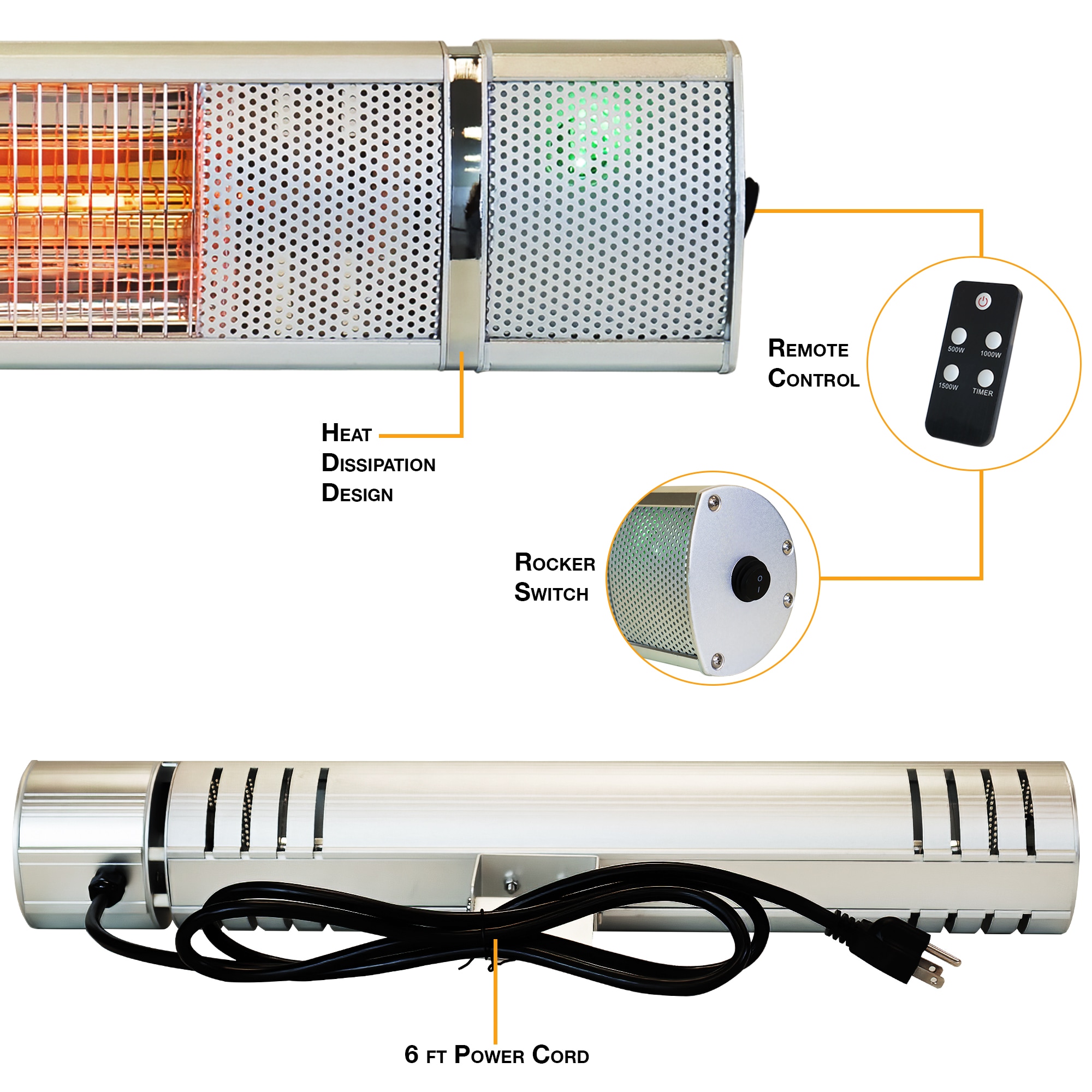 Sun-Ray 1L1017 Outdoor-Electric-Patio-Heaters - View #7