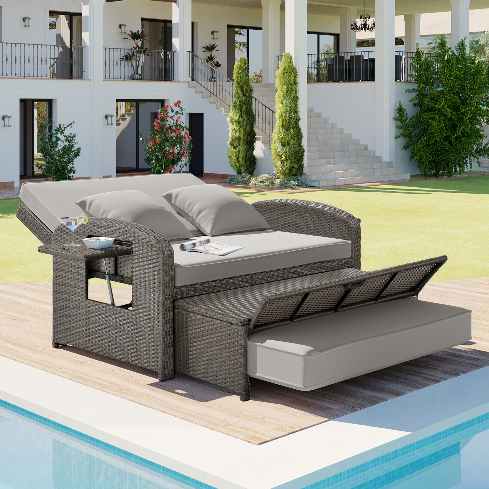 JIMSMAISON BOTMPDB05GR Patio-Sofas-Daybeds - View #2