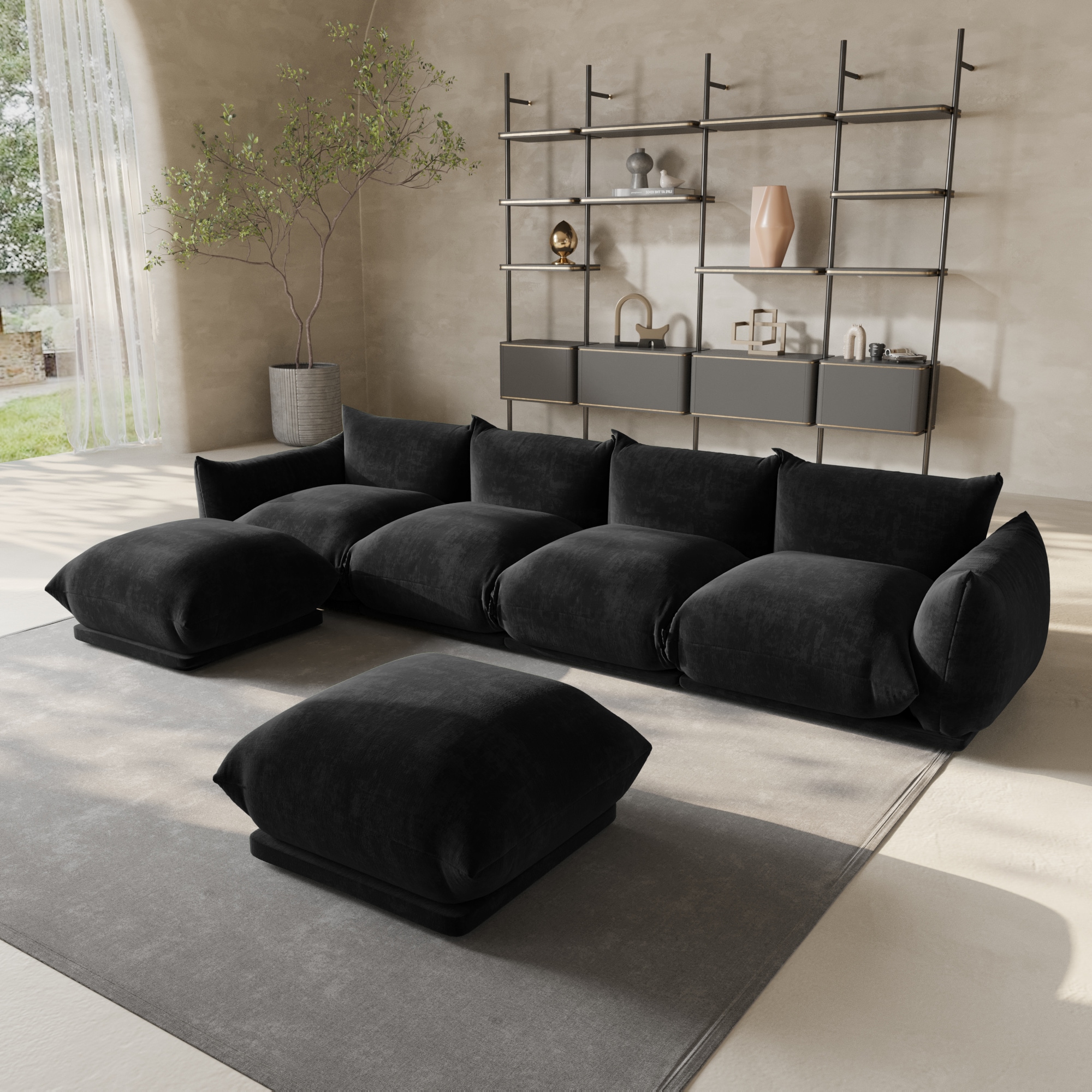 BuotiqHom DH-A-119BK-S4+2 Sofas-Loveseats - View #2